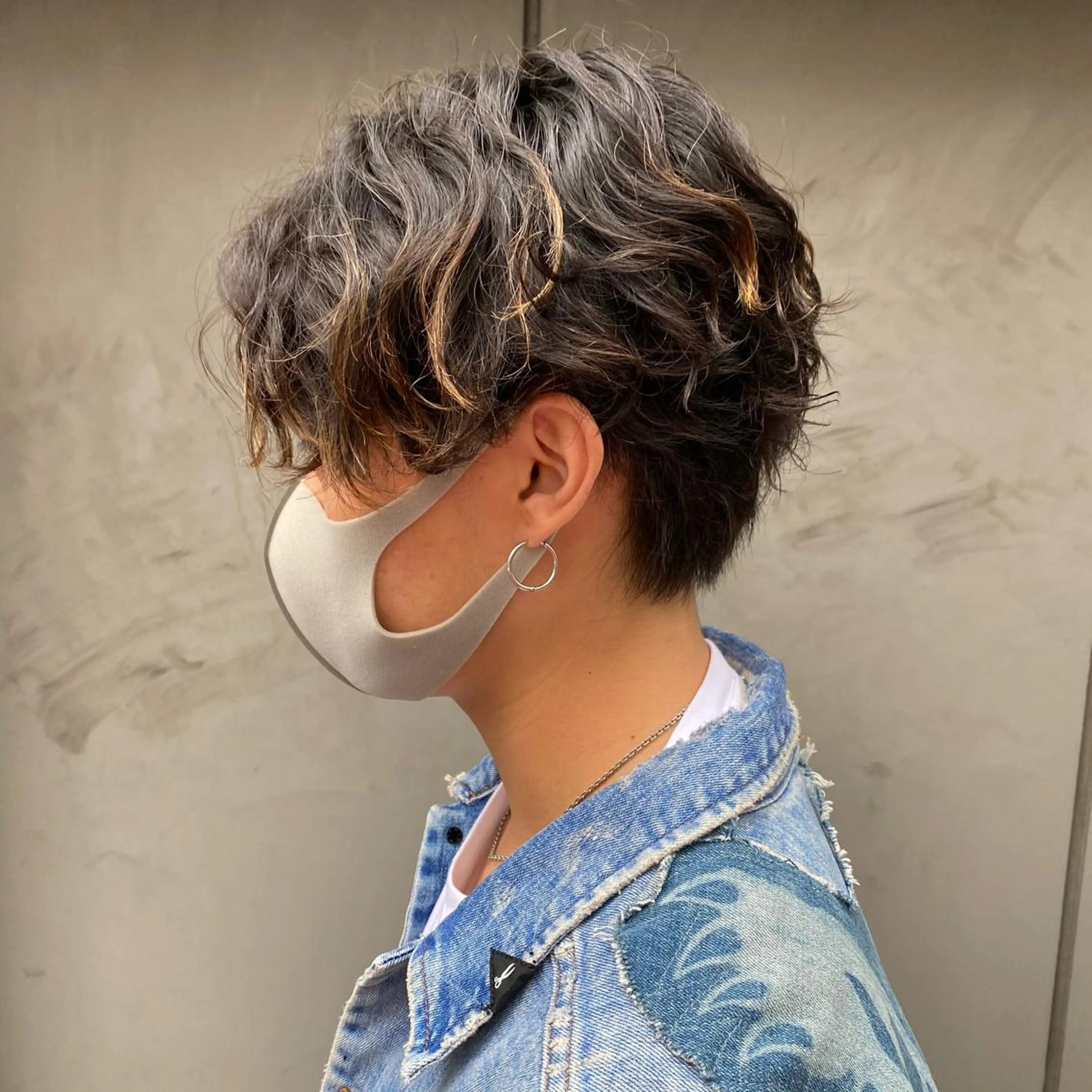 カラー パーマ メンズ 【渋谷メンズ特化】 🔥BLUCK🔥のヘアスタイル