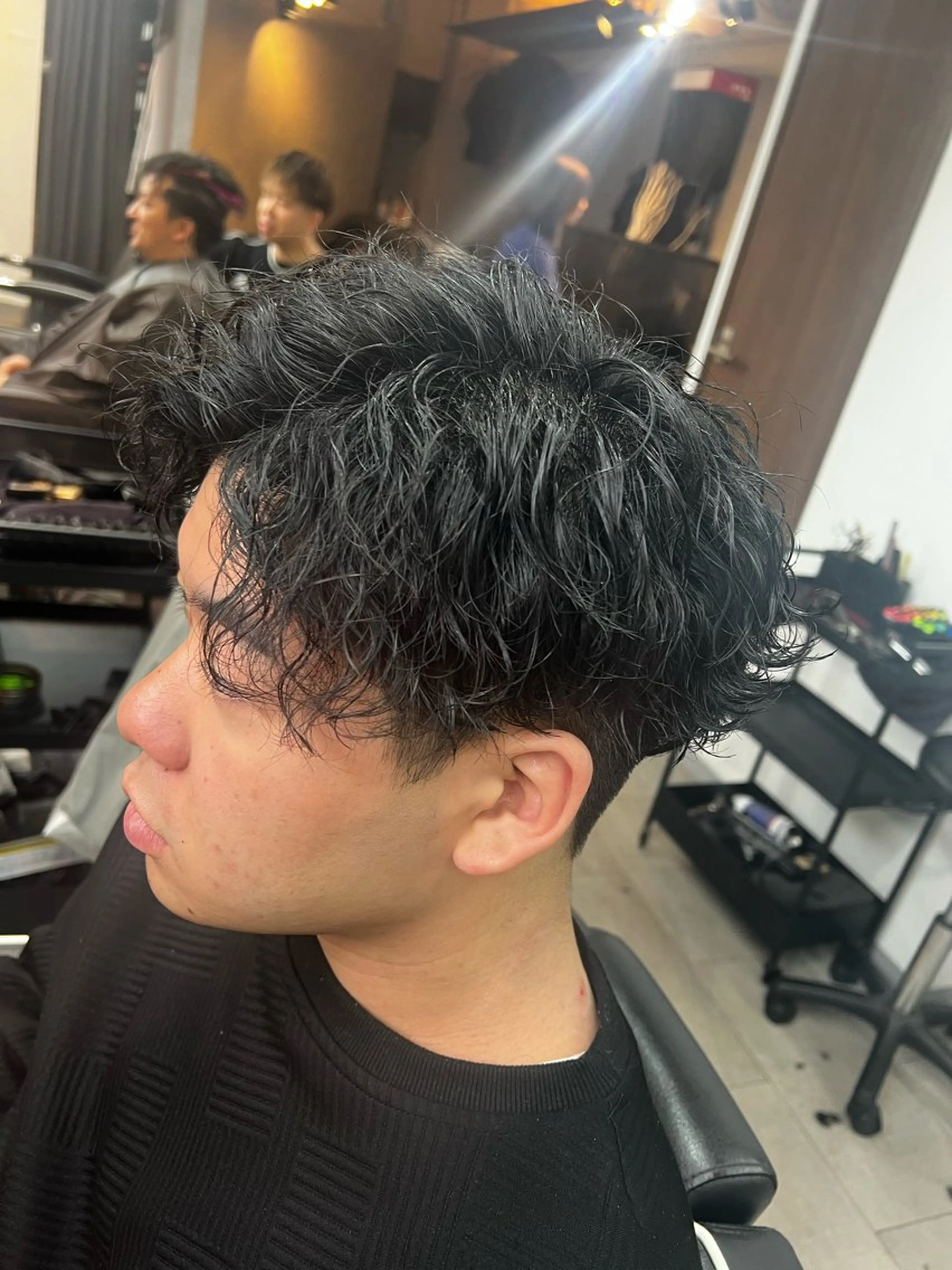 [新規限定✨🌊]メンズカット＋波巻きパーマ🌊🧑‍🦱✨の写真