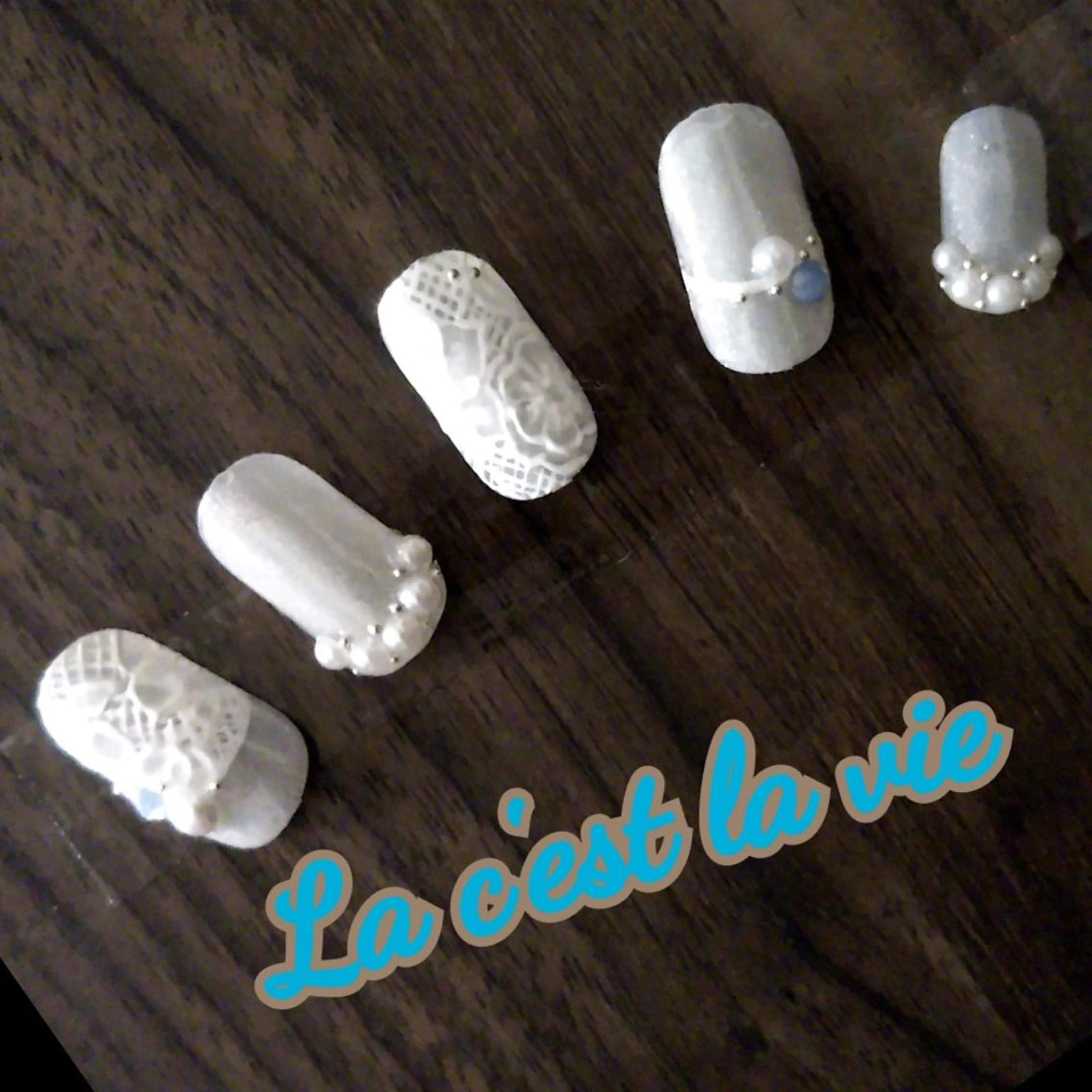 ネイル レース nailsalon ラセラヴィのネイルデザイン