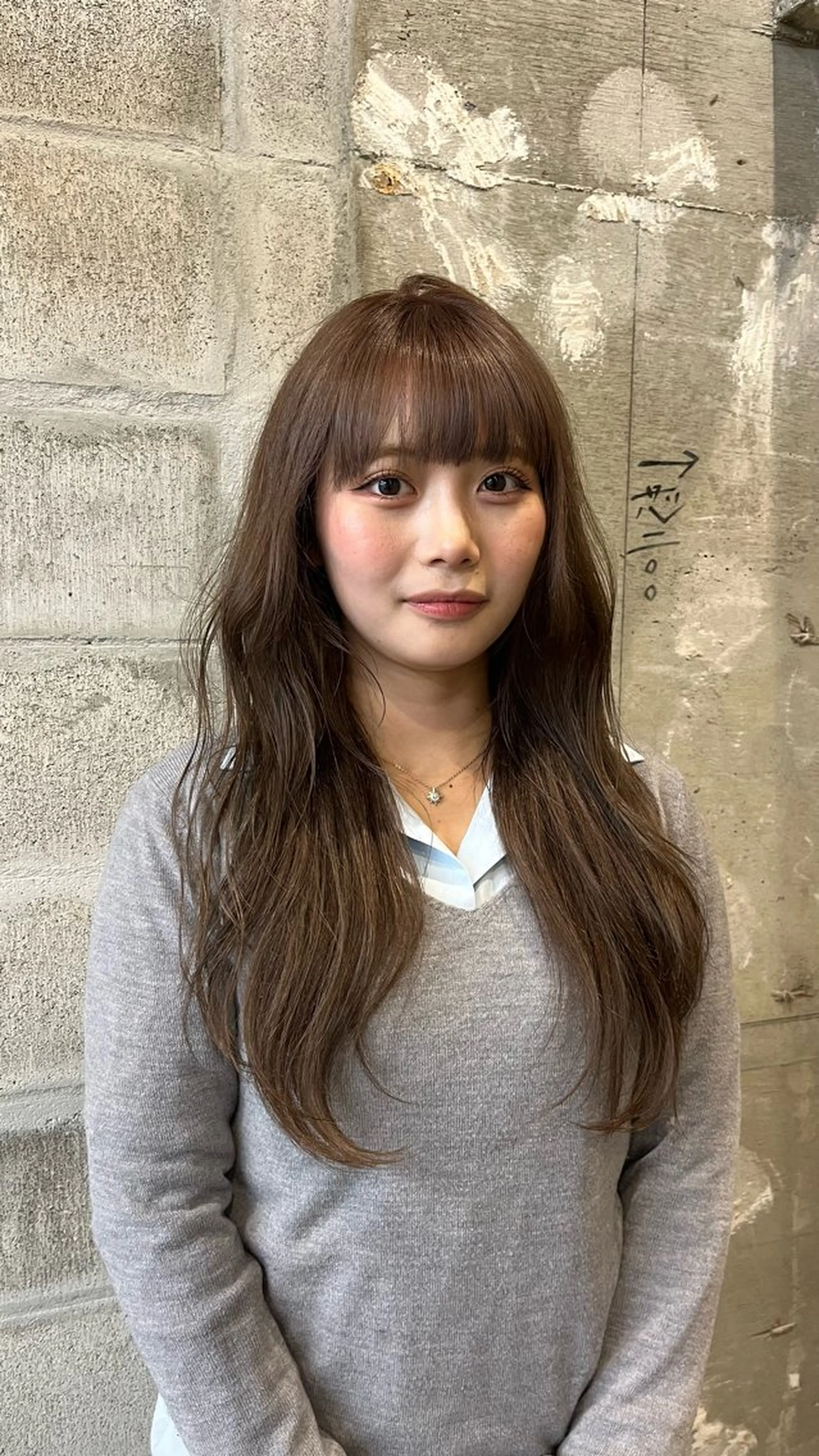 ロング ヘアカラー riko／ SYS by fitのヘアスタイル