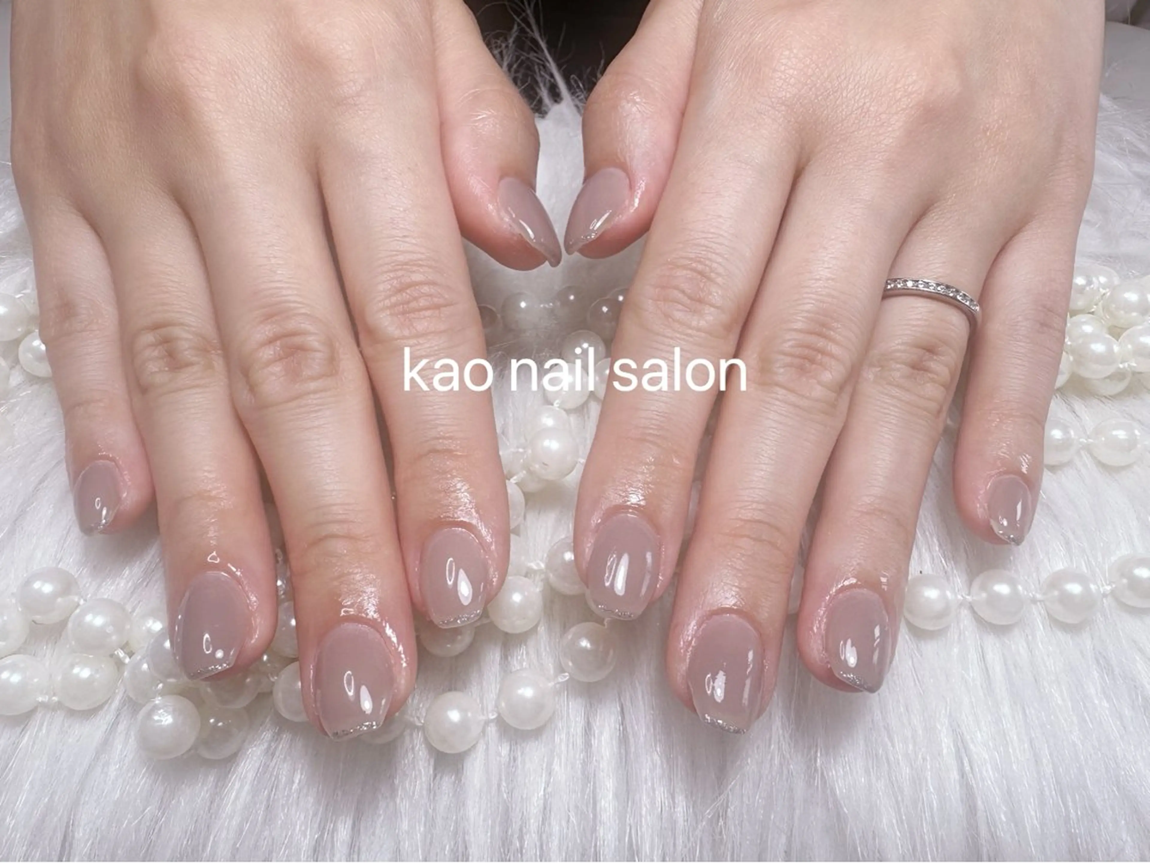 ネイル ハンドネイル kao nail マグネット/長さだしのネイルデザイン