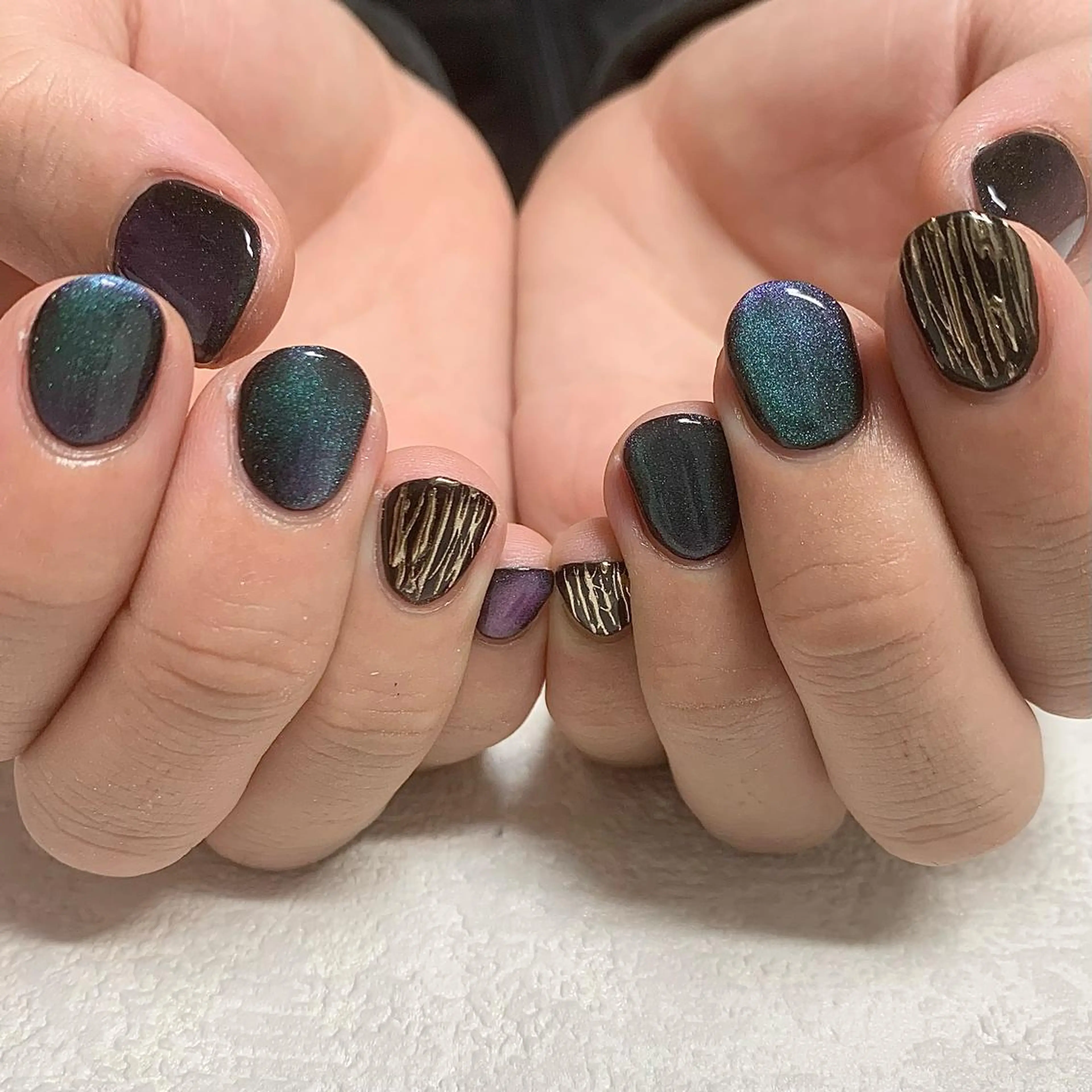 ネイル マグネットネイル ミラーネイル Nail doroomのネイルデザイン