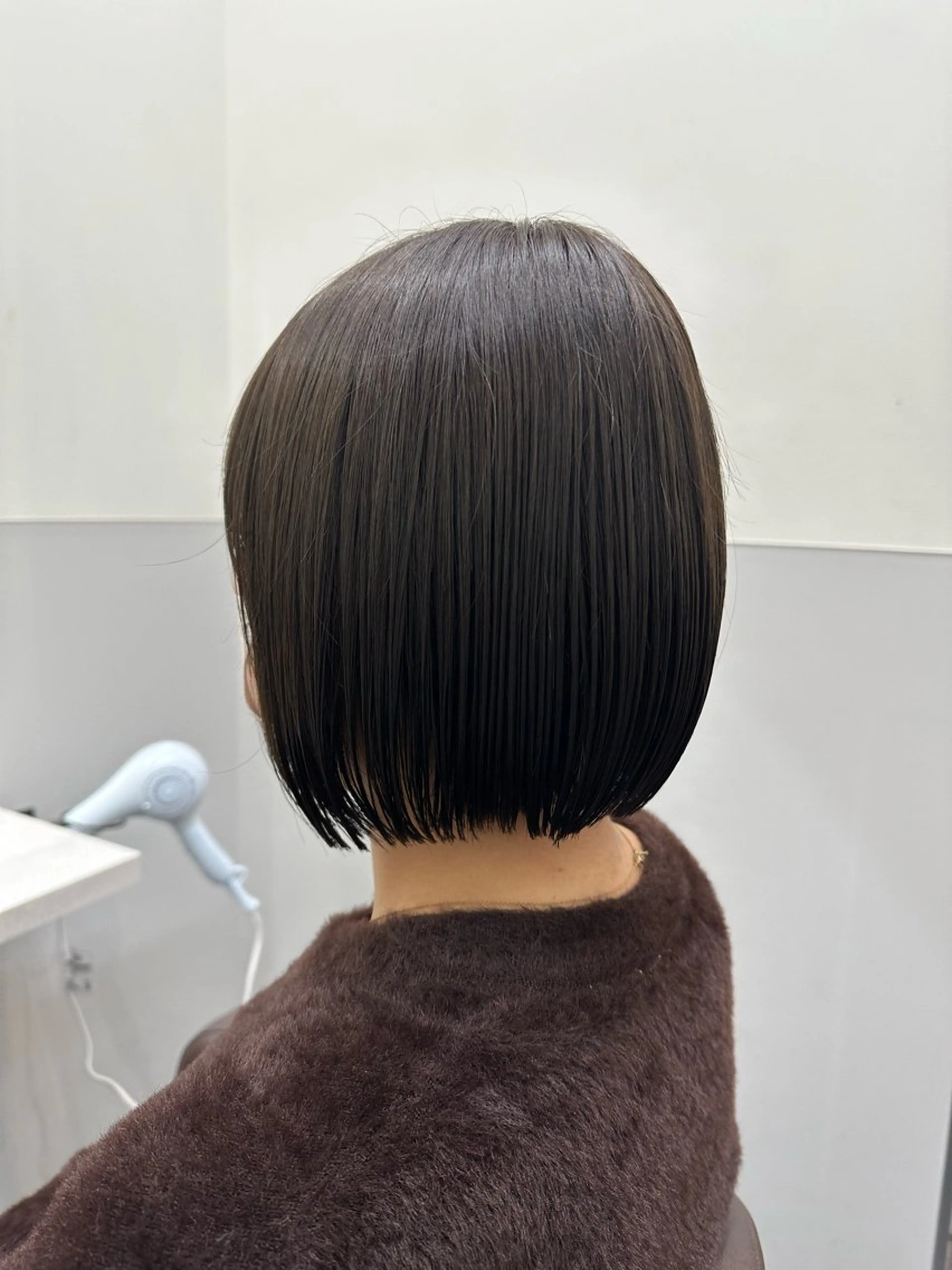ミディアム カラー ブラウンカラー 透明感カラー ボブ 髪質改善 トリートメント カット ヘアカラー トリートメント 【美髪矯正 /髪質改善】RINのヘアスタイル