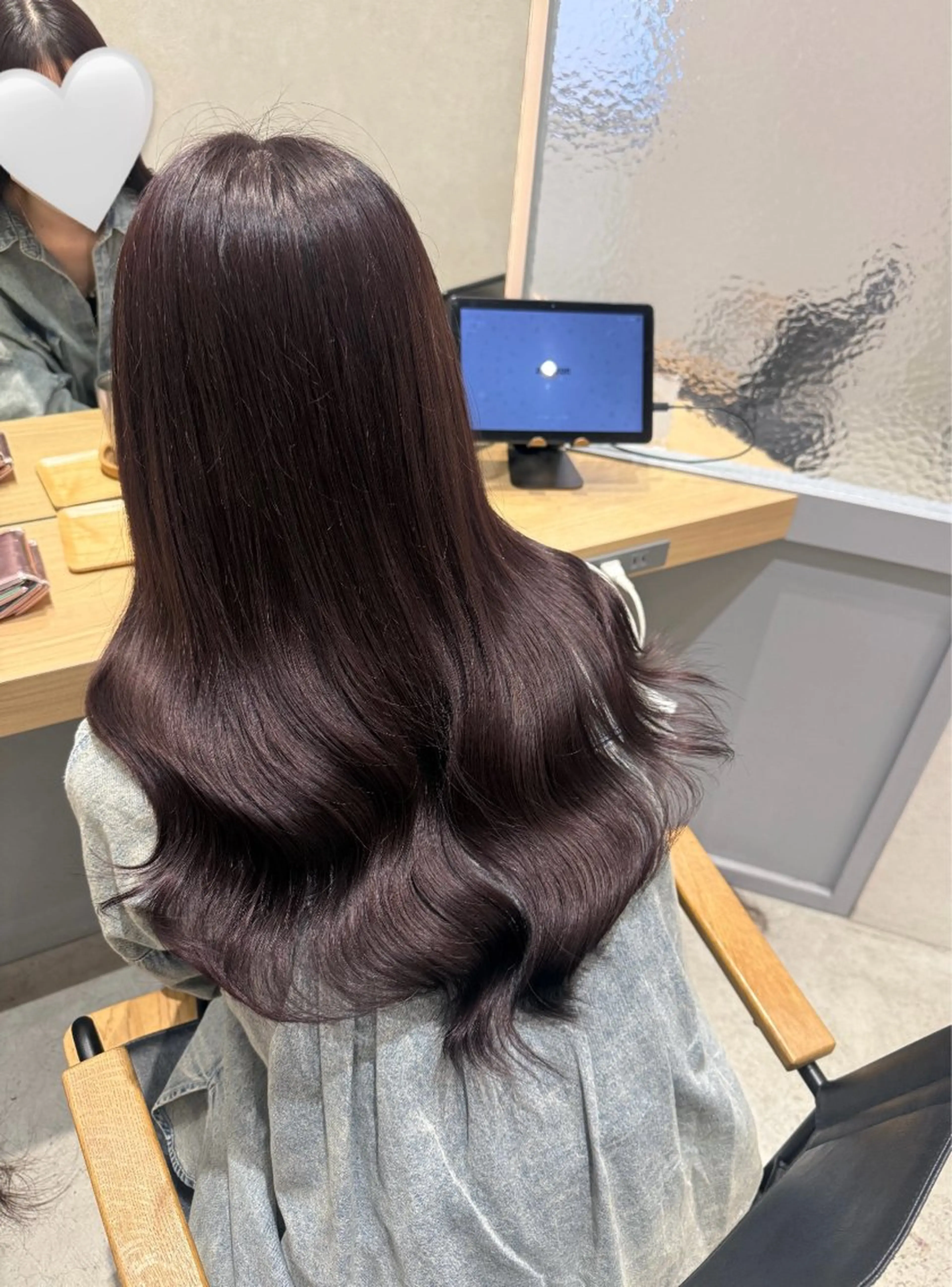 ロング ヘアカラー トリートメント 馬場 美咲のヘアスタイル