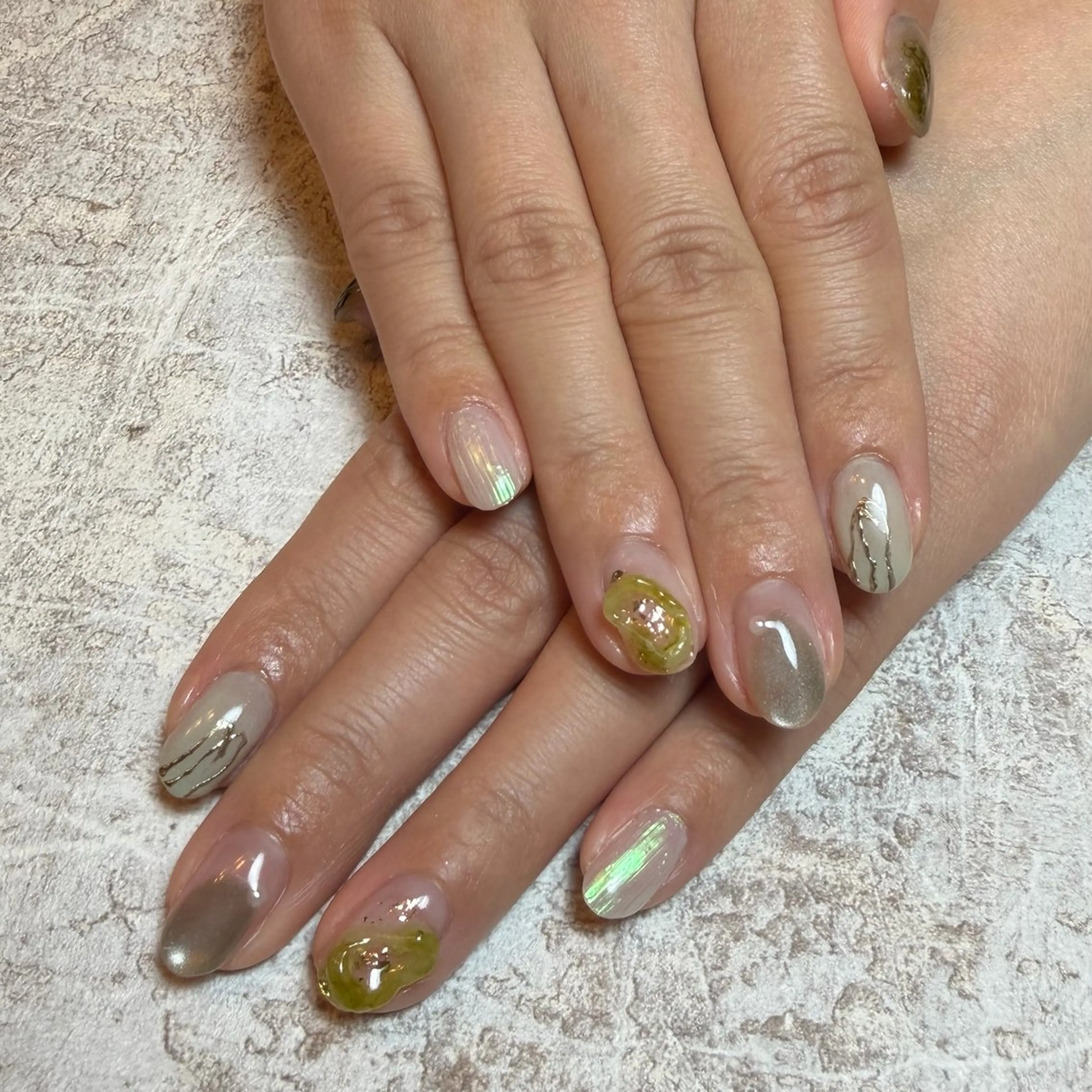 ネイル 自由が丘サロン あやめ💅のネイルデザイン