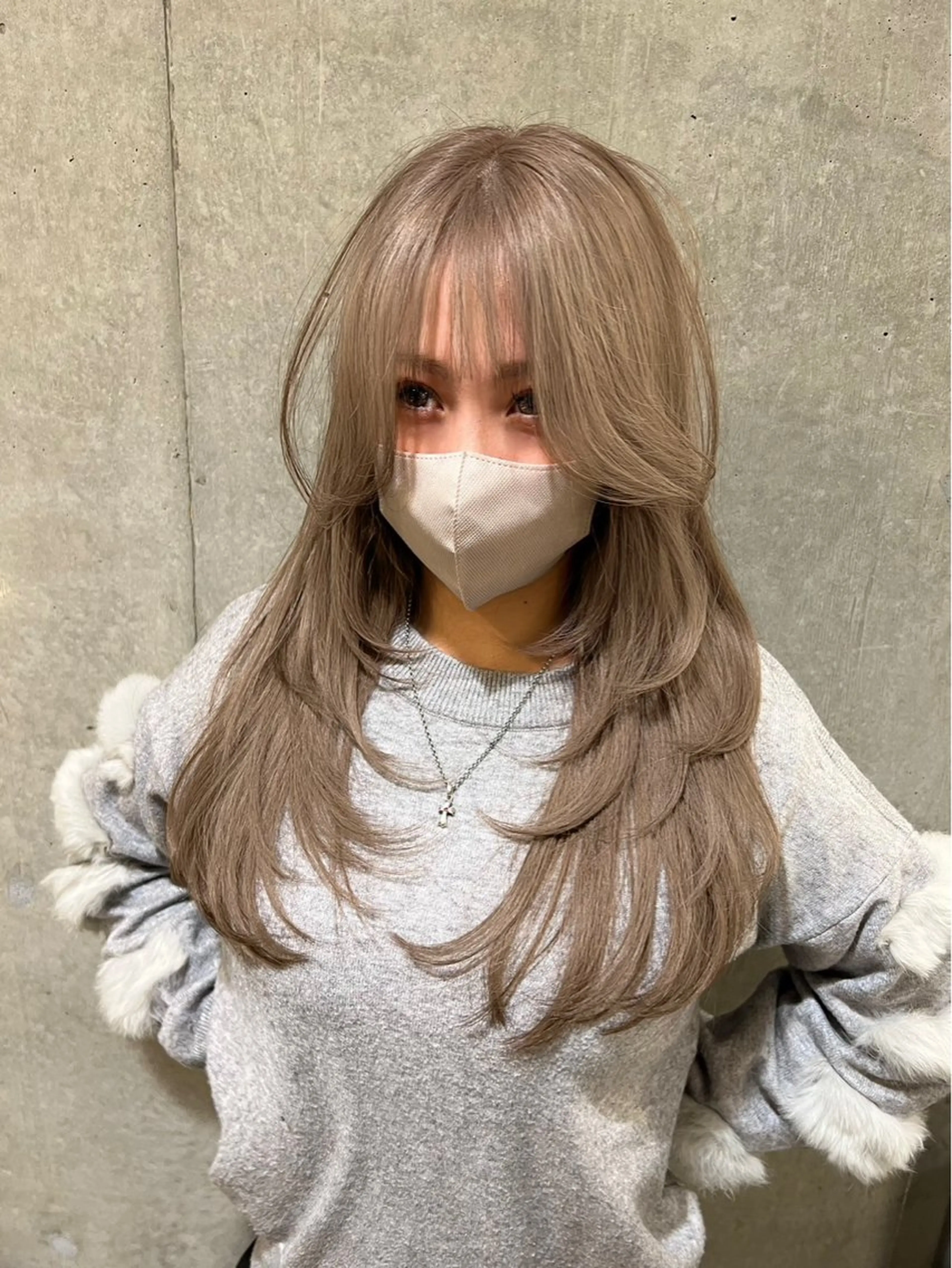 ロング カラー 髪質改善 Noe心斎橋店のヘアスタイル