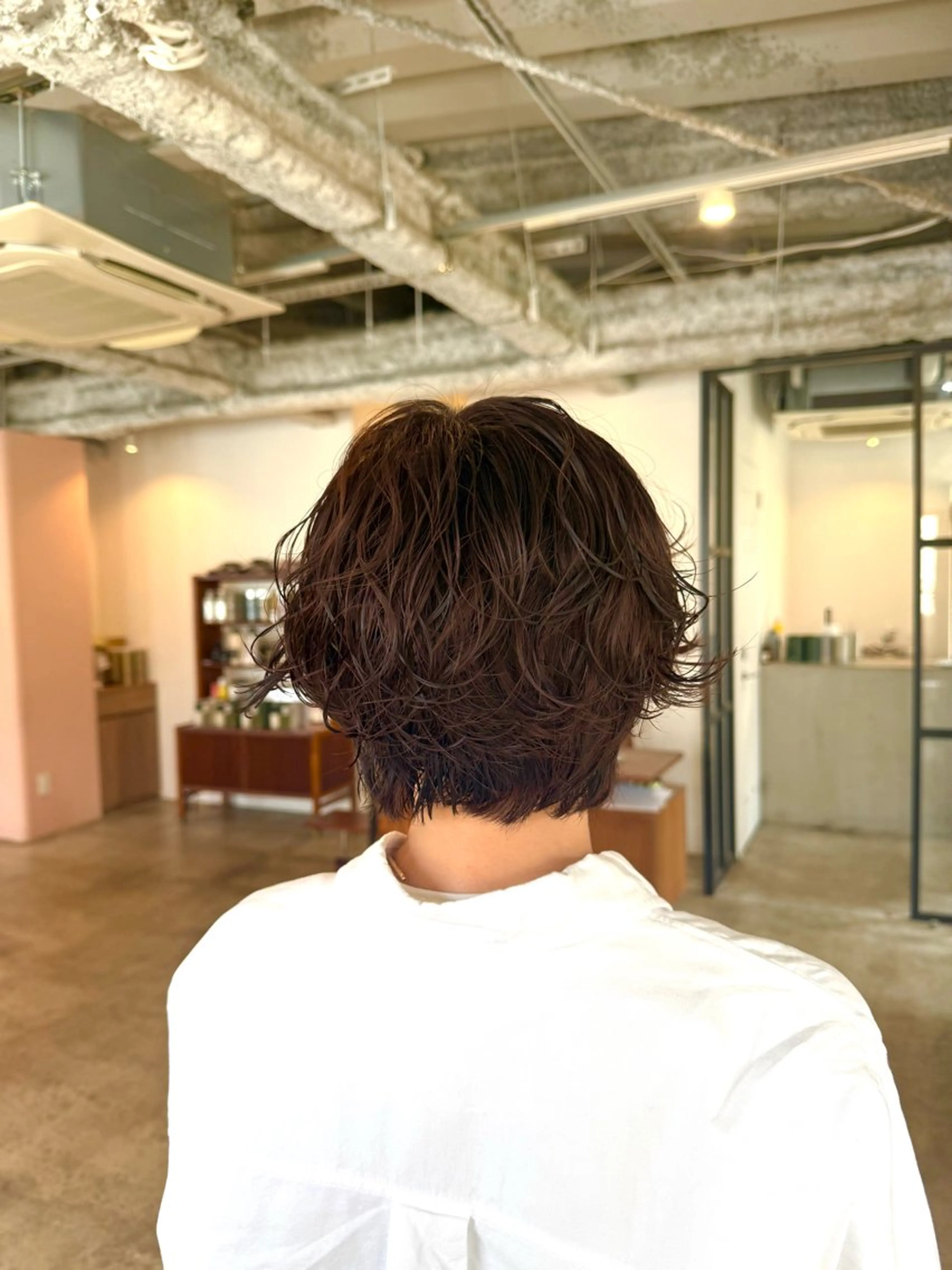 カラー オレンジ ヘアカラー Miyu .のヘアスタイル