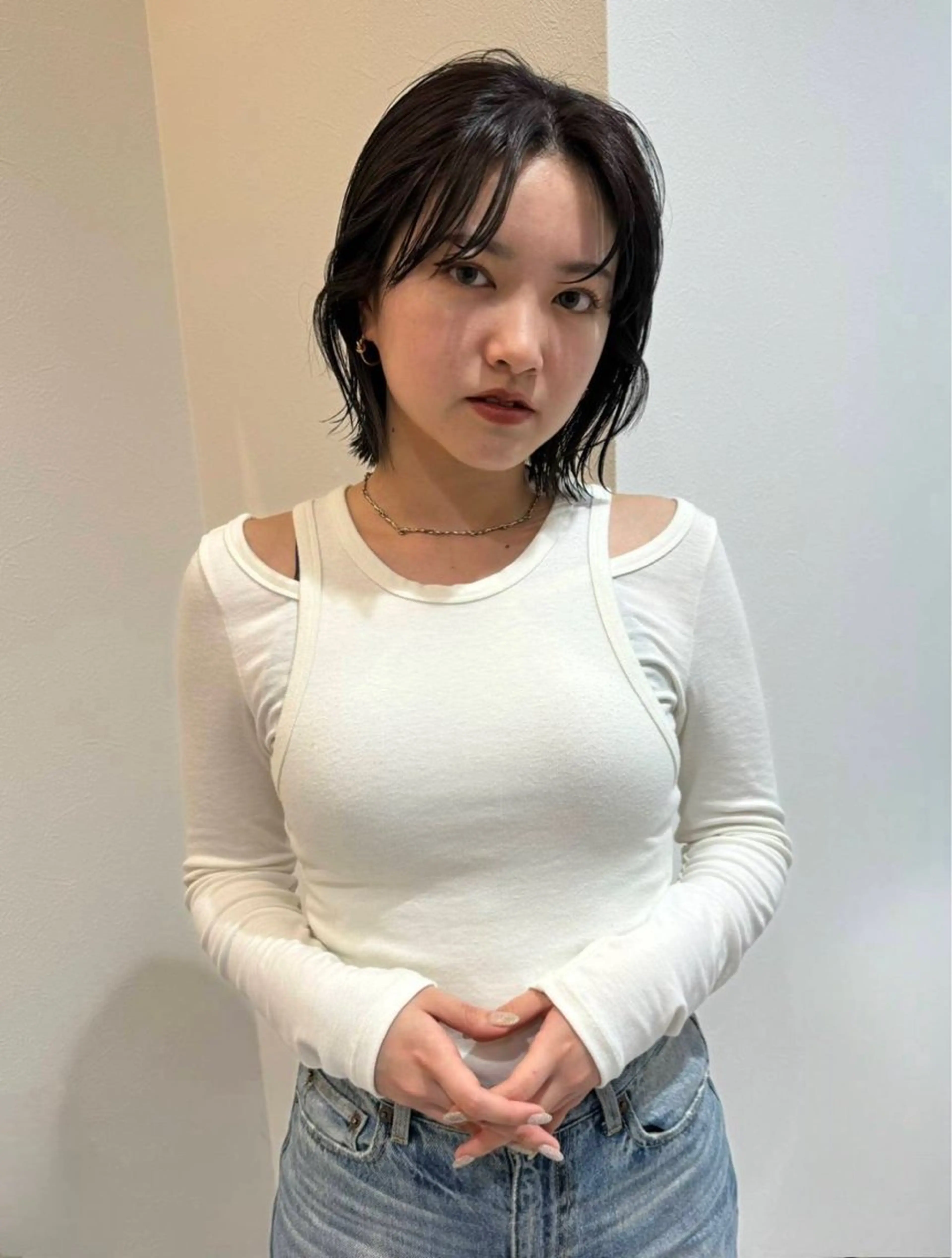 ショート カラー もりしま あやかのヘアスタイル