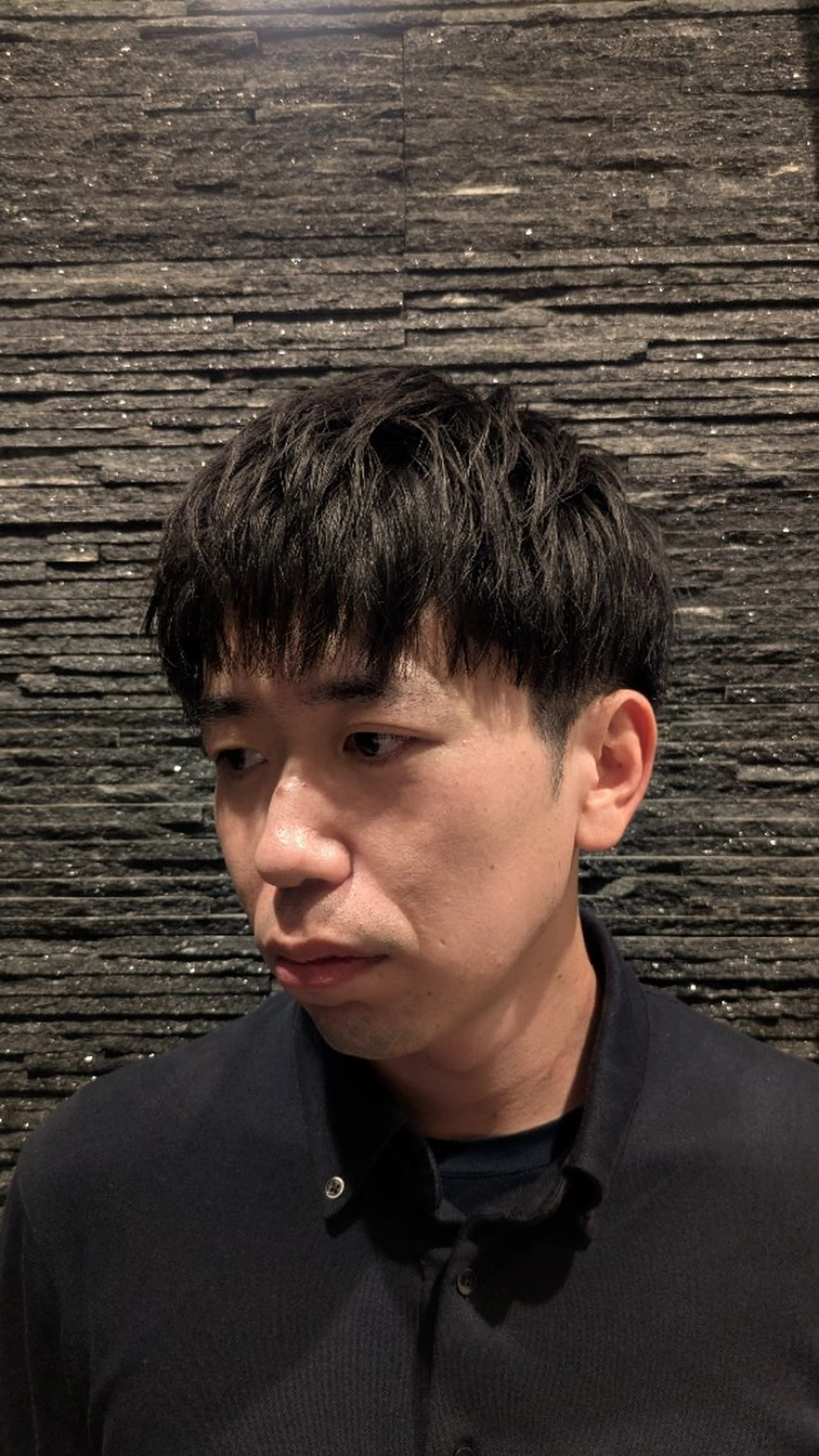 ミディアム 髙司 哲伸のヘアスタイル