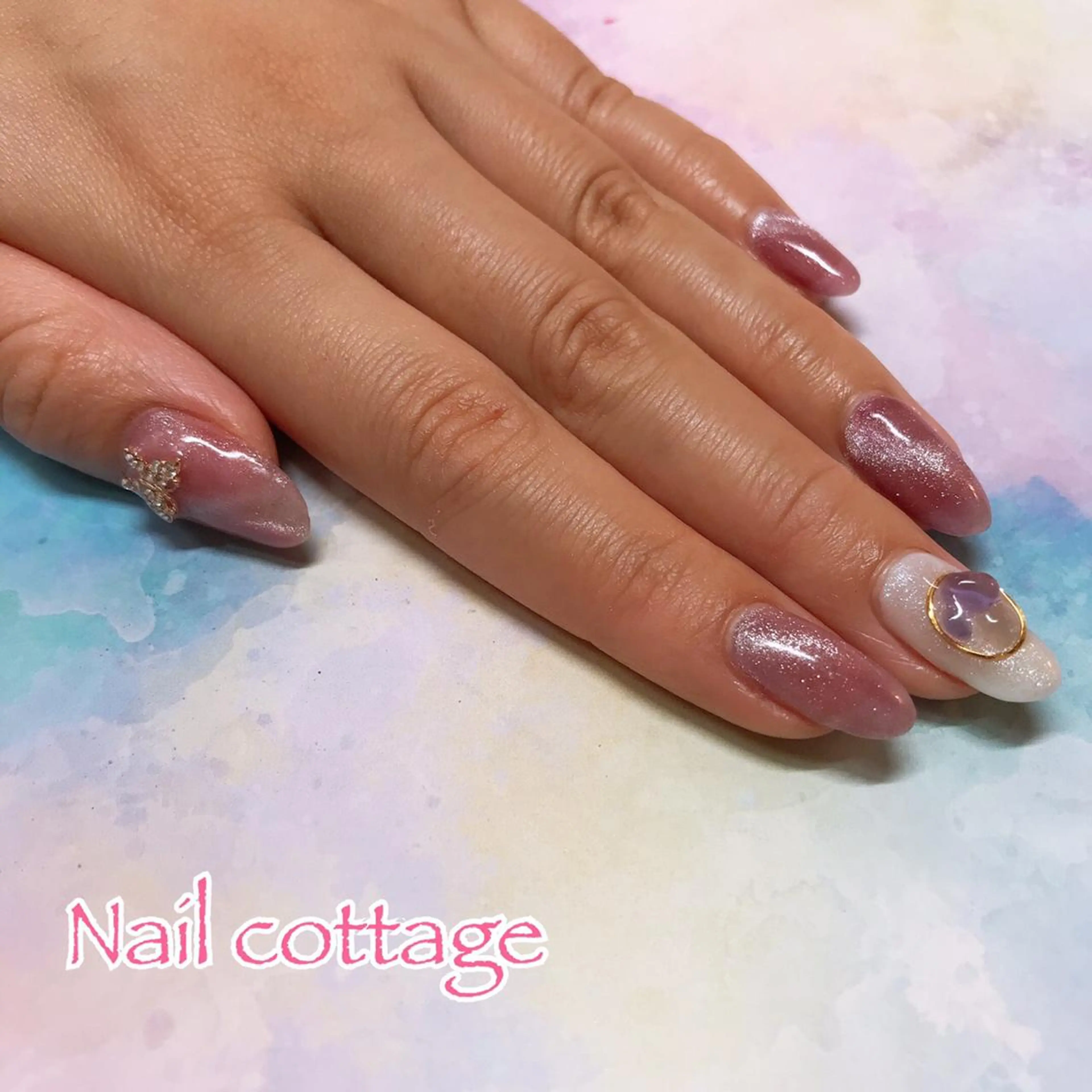 ネイル マグネットネイル Nail cottageのネイルデザイン