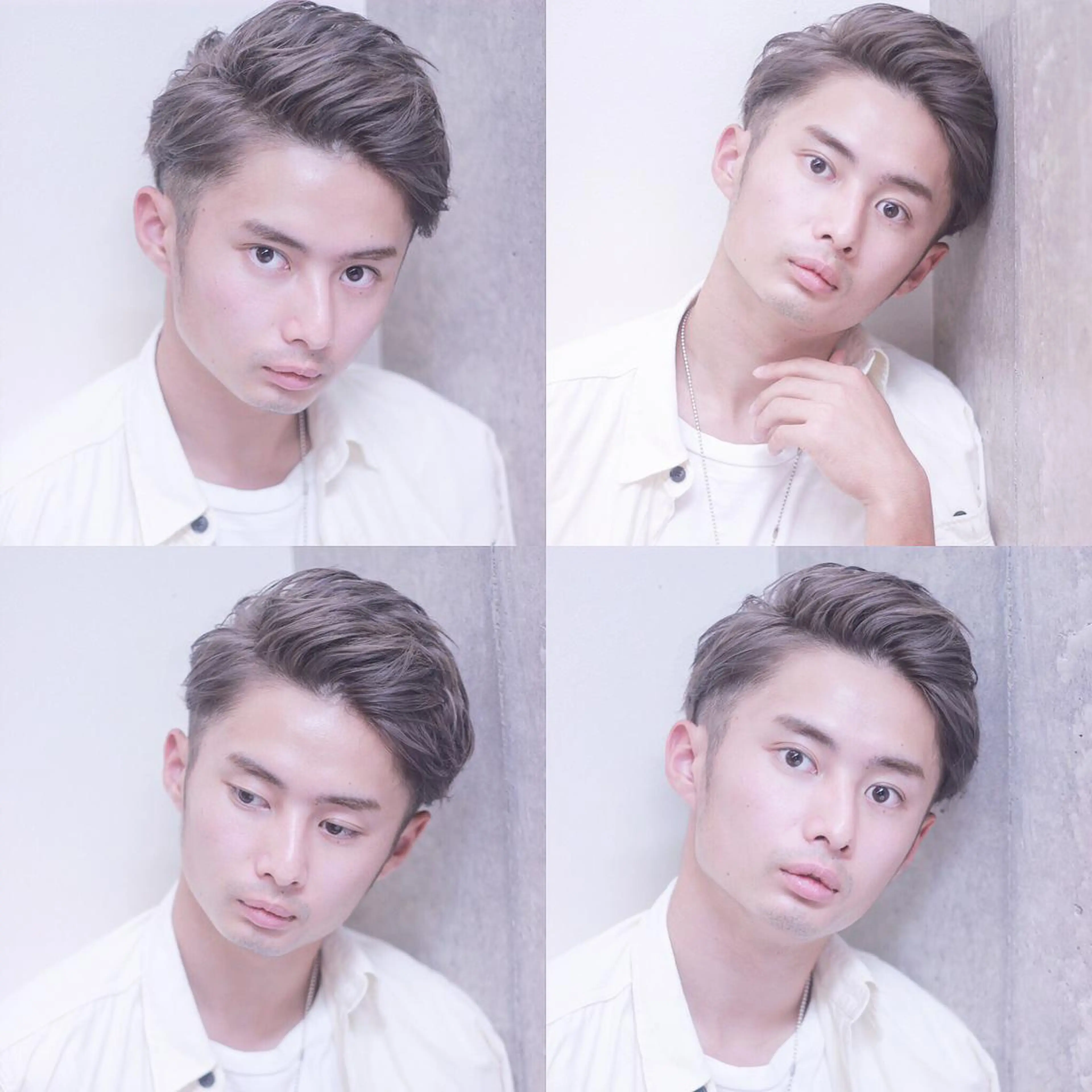 ショート カラー メンズ グレージュ cachecache所属・及川 光のヘアスタイル