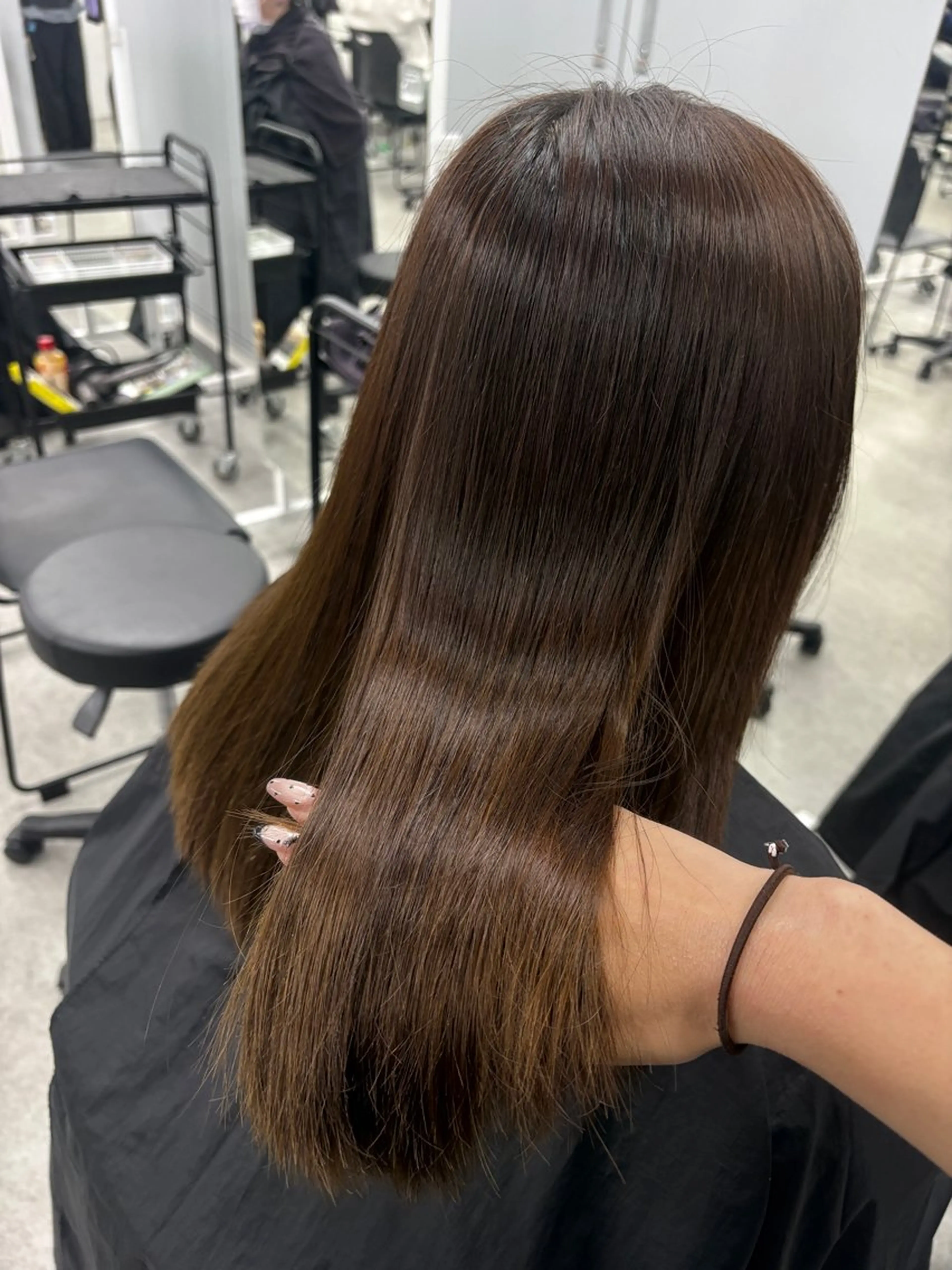 ロング メンズ 髪質改善 トリートメント honoka ワンカラー/髪質改善のヘアスタイル