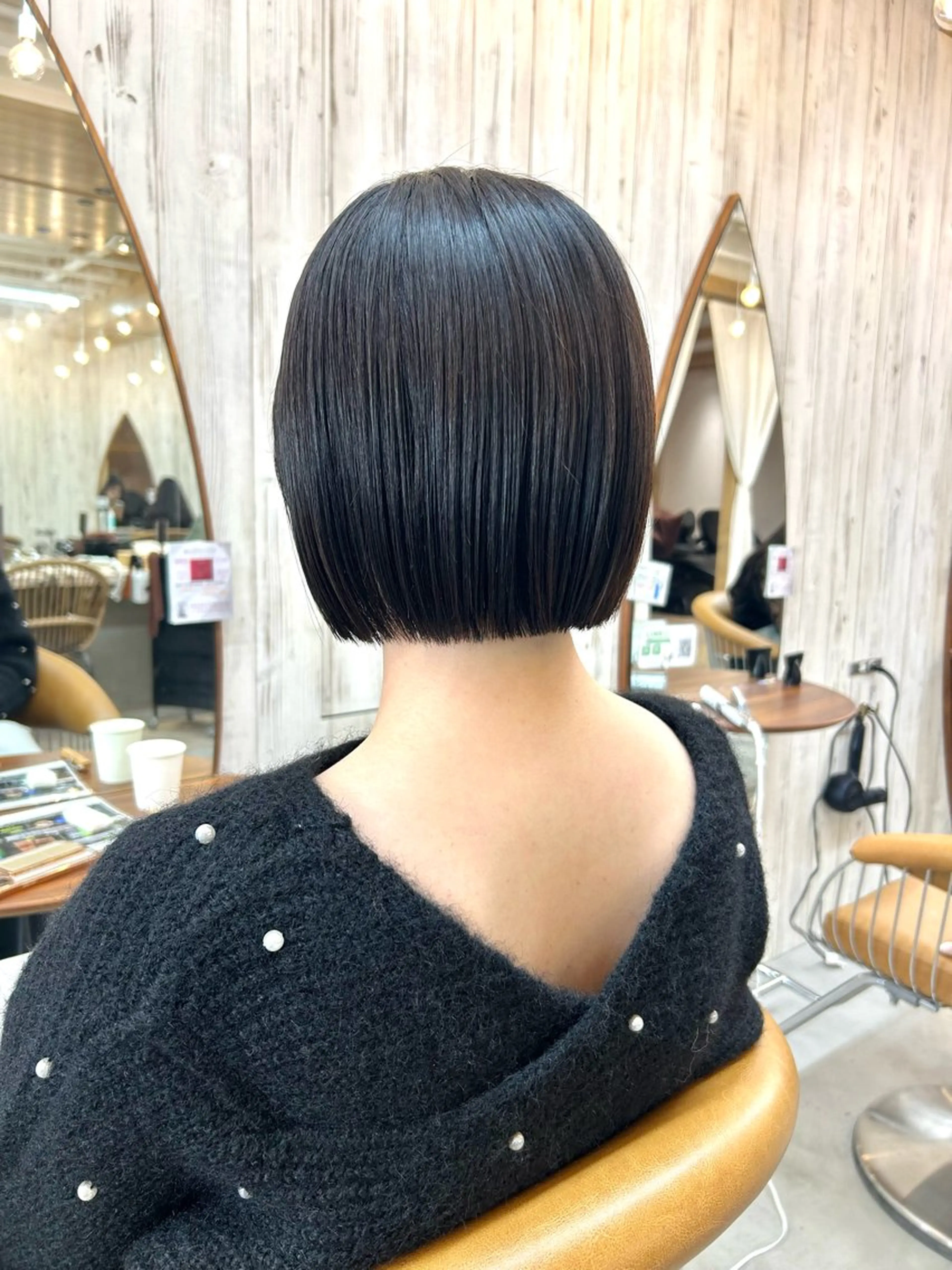 🍭ボブカット＋超音波トリートメント🫧 ͛.*ボブ/タッセルボブ/切りっぱなしボブの写真