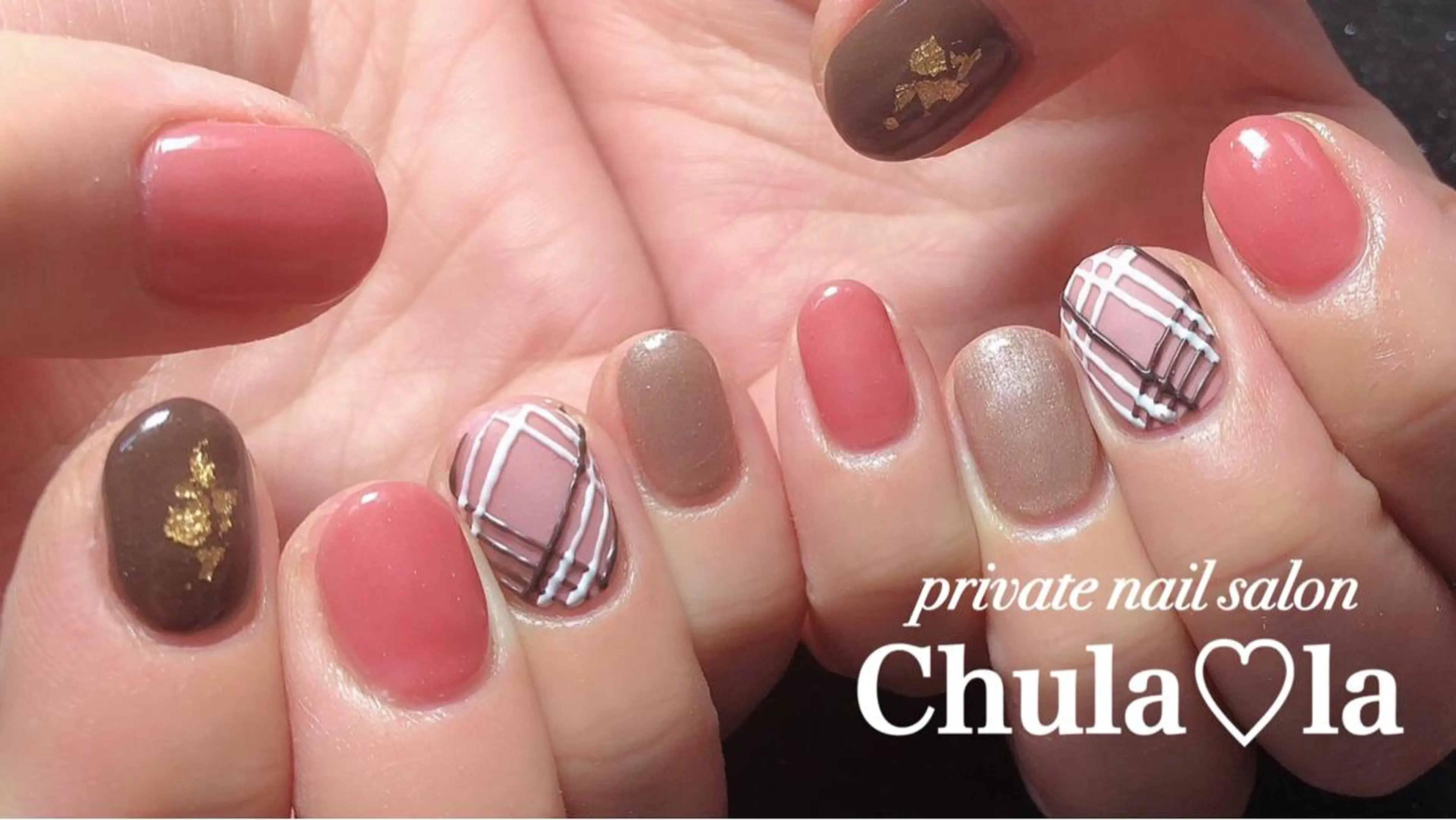 ネイル 持ち込み バレンタイン ハンドネイル Chula♡la 豊見城市高安のネイルデザイン