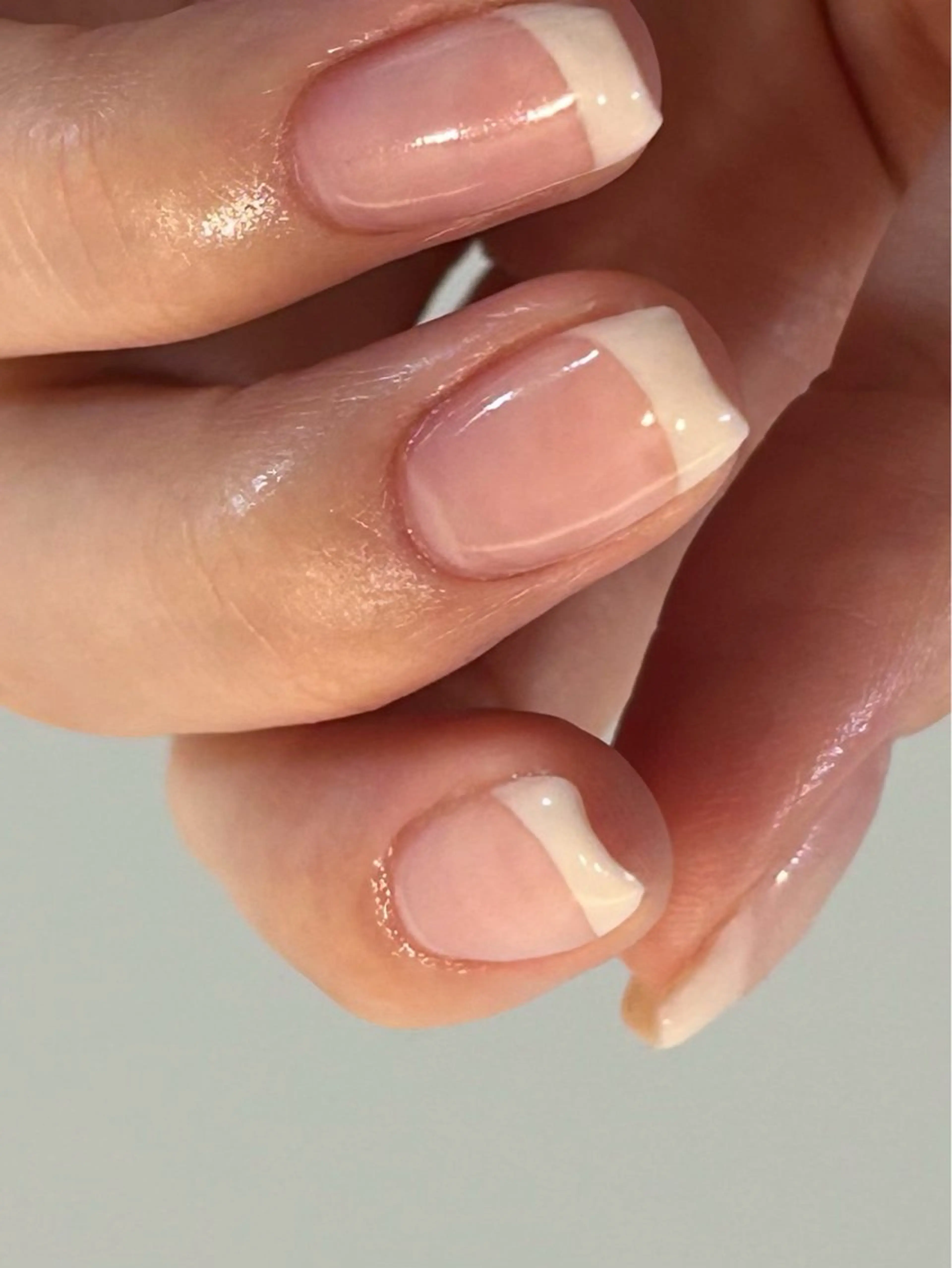 ネイル クリアネイル フレンチネイル mer -fudge-所属・mer-fudge- hotaruのネイルデザイン