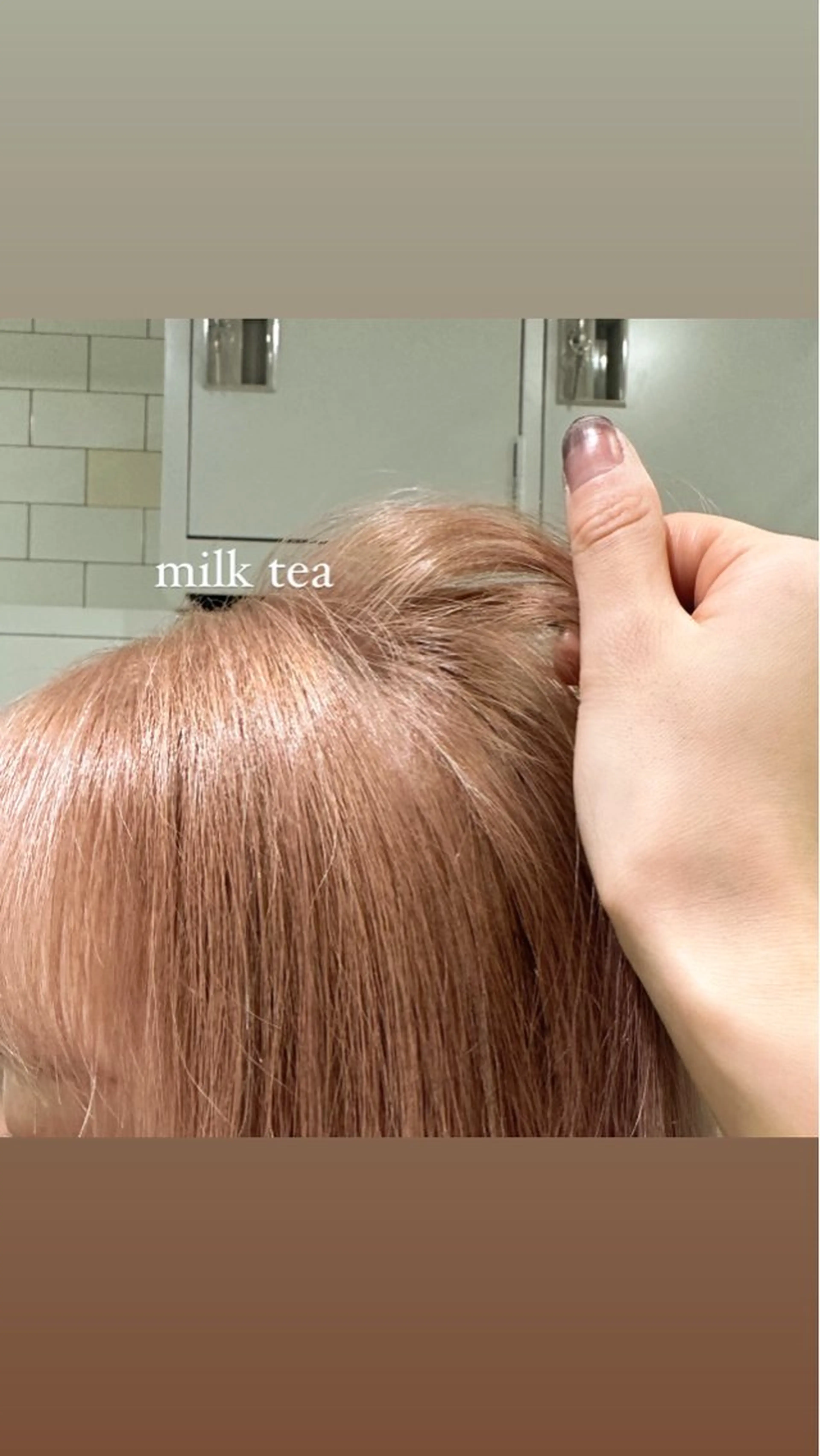 ミディアム カラー Haruka 🎀暖色カラーのヘアスタイル