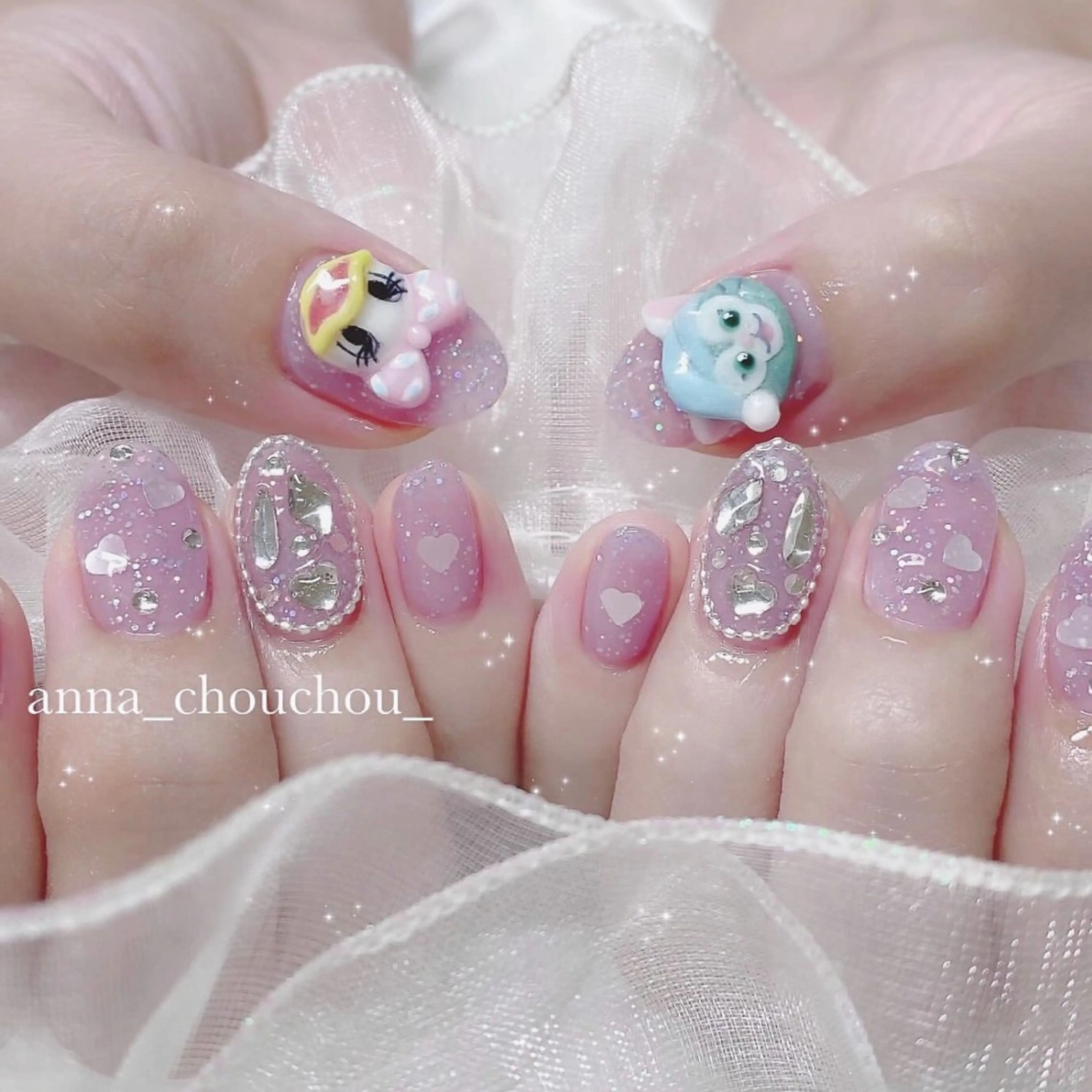 ネイル ハンドネイル Anna Sano⭐️のネイルデザイン