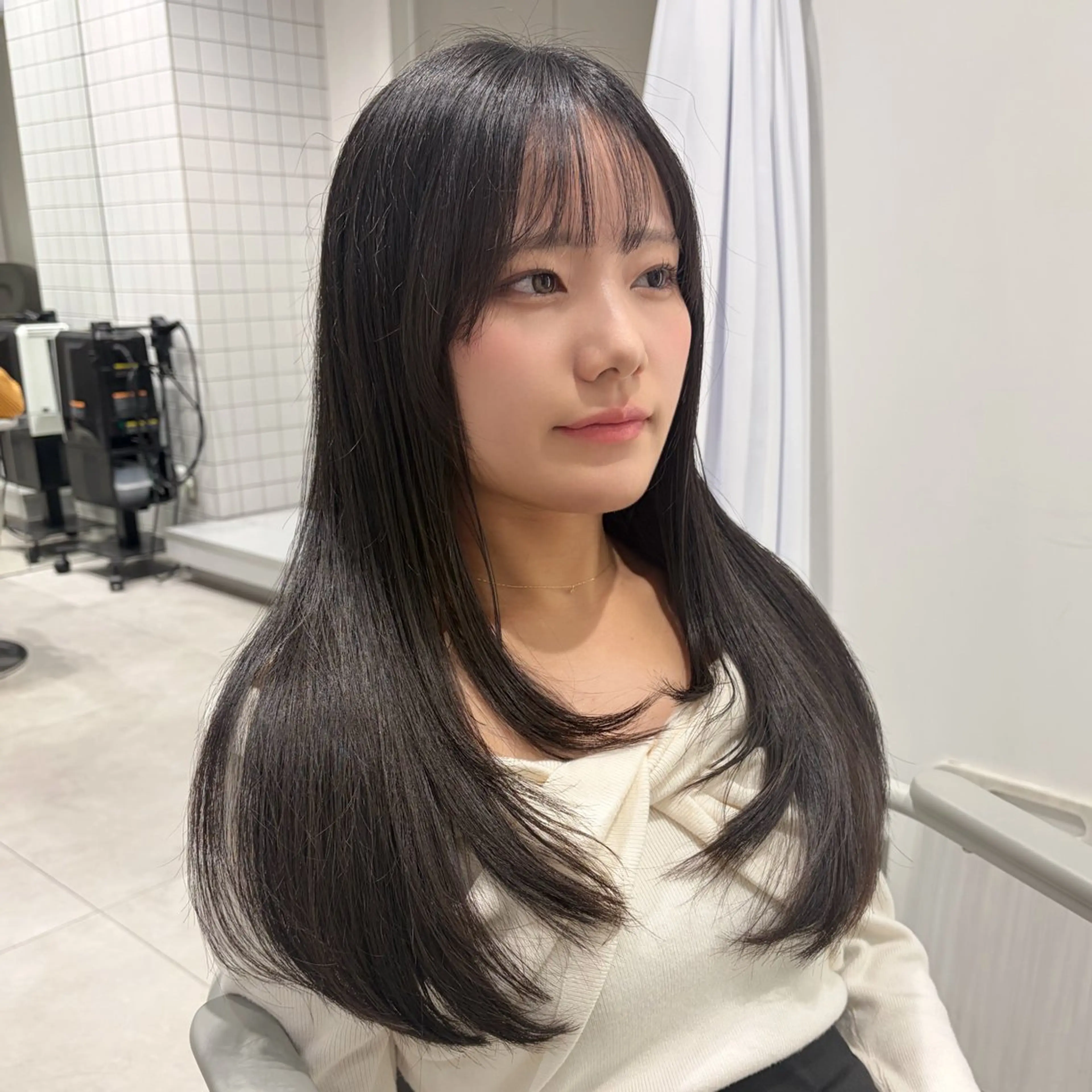 ロング ロングレイヤー レイヤーカット ロング レイヤー♡ 石川優奈のヘアスタイル