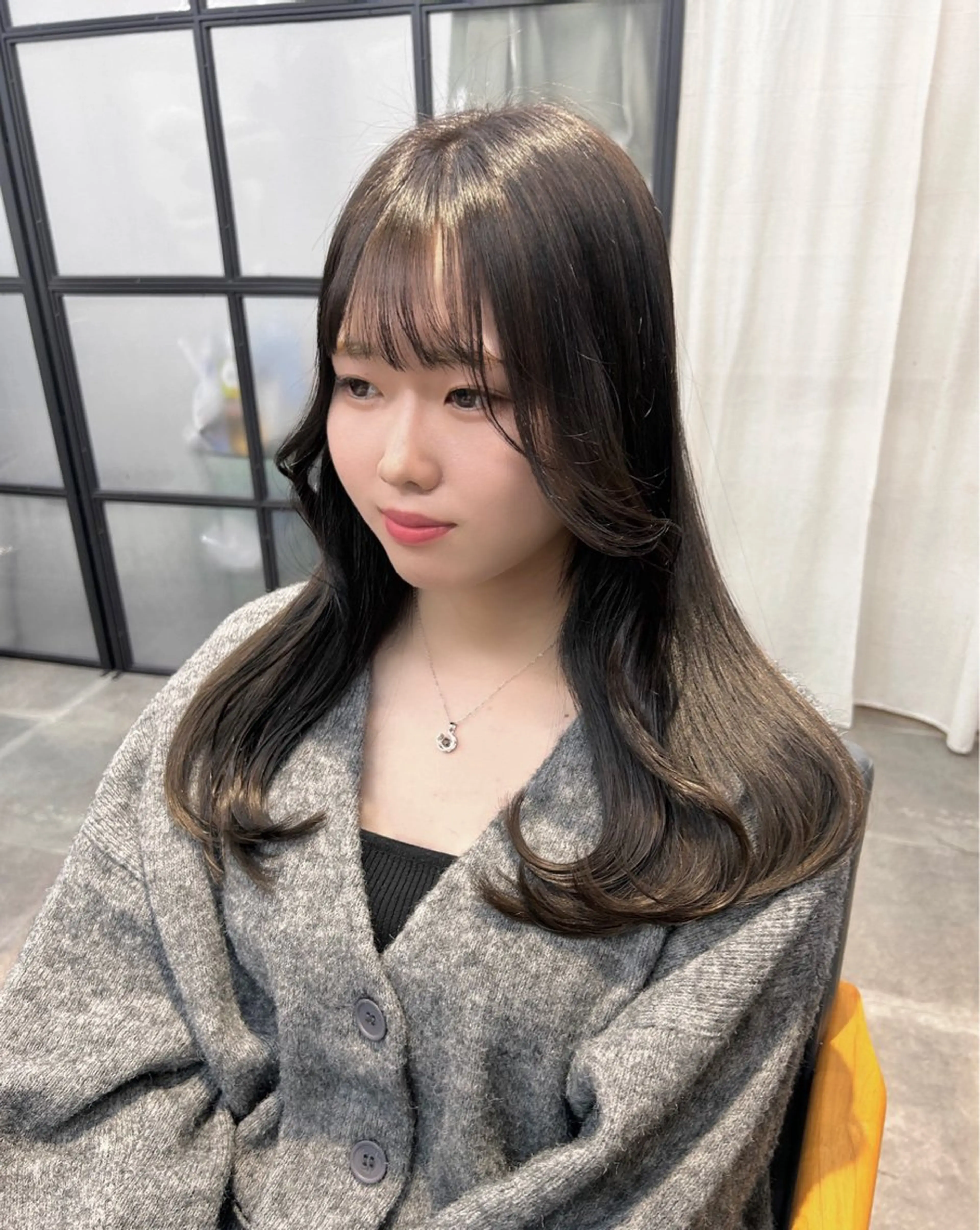 ロング カラー 韓国×髪質改善カラー 💎hinaのヘアスタイル