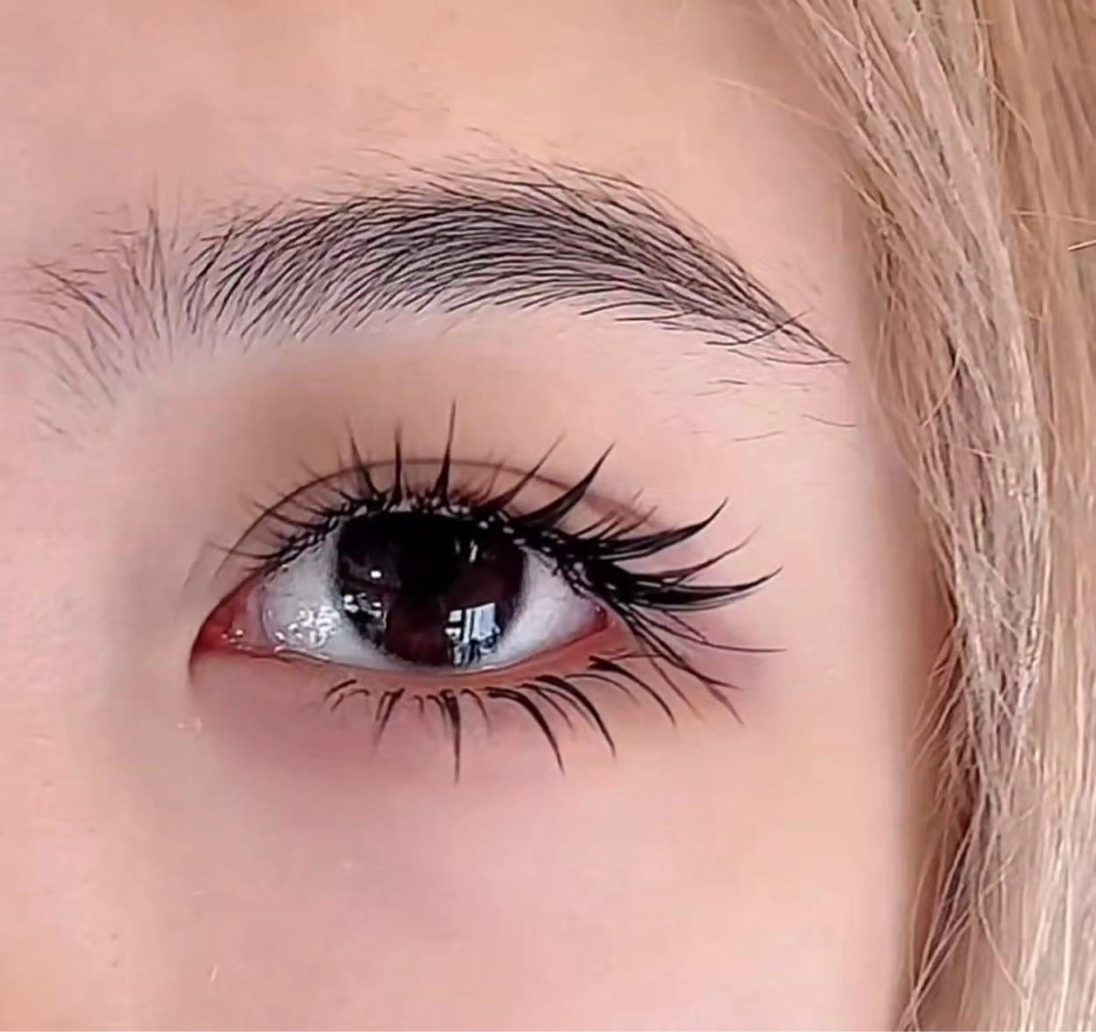 マツエク・マツパ フラットラッシュ パリジェンヌラッシュリフト まつげパーマ 下まつげエクステ 一重×まつ毛パーマ マツエク LEDアイラッシュ みらいサロンのマツエク・マツパデザイン