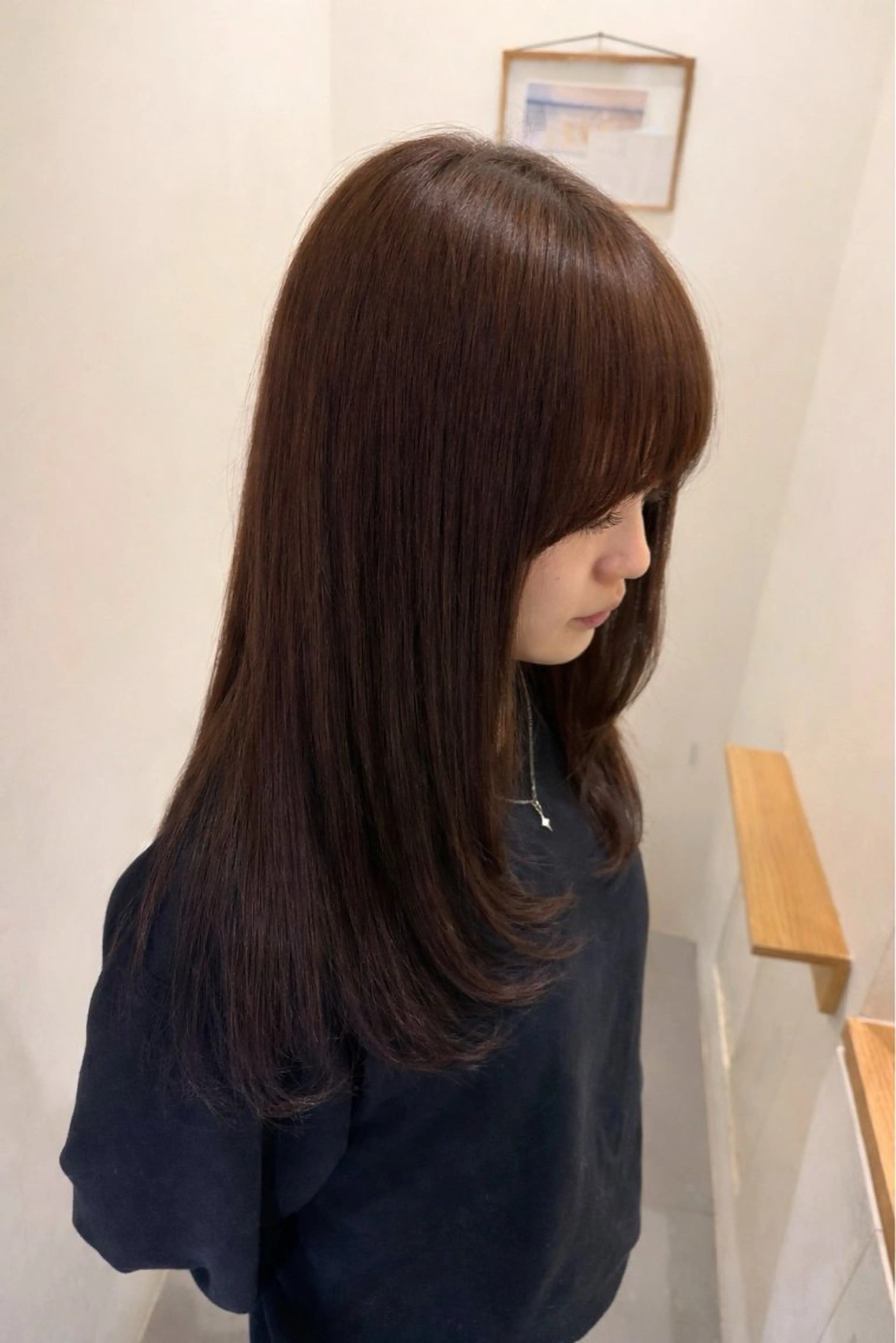 ロング ヘアカラー 辻岡 悠稀のヘアスタイル