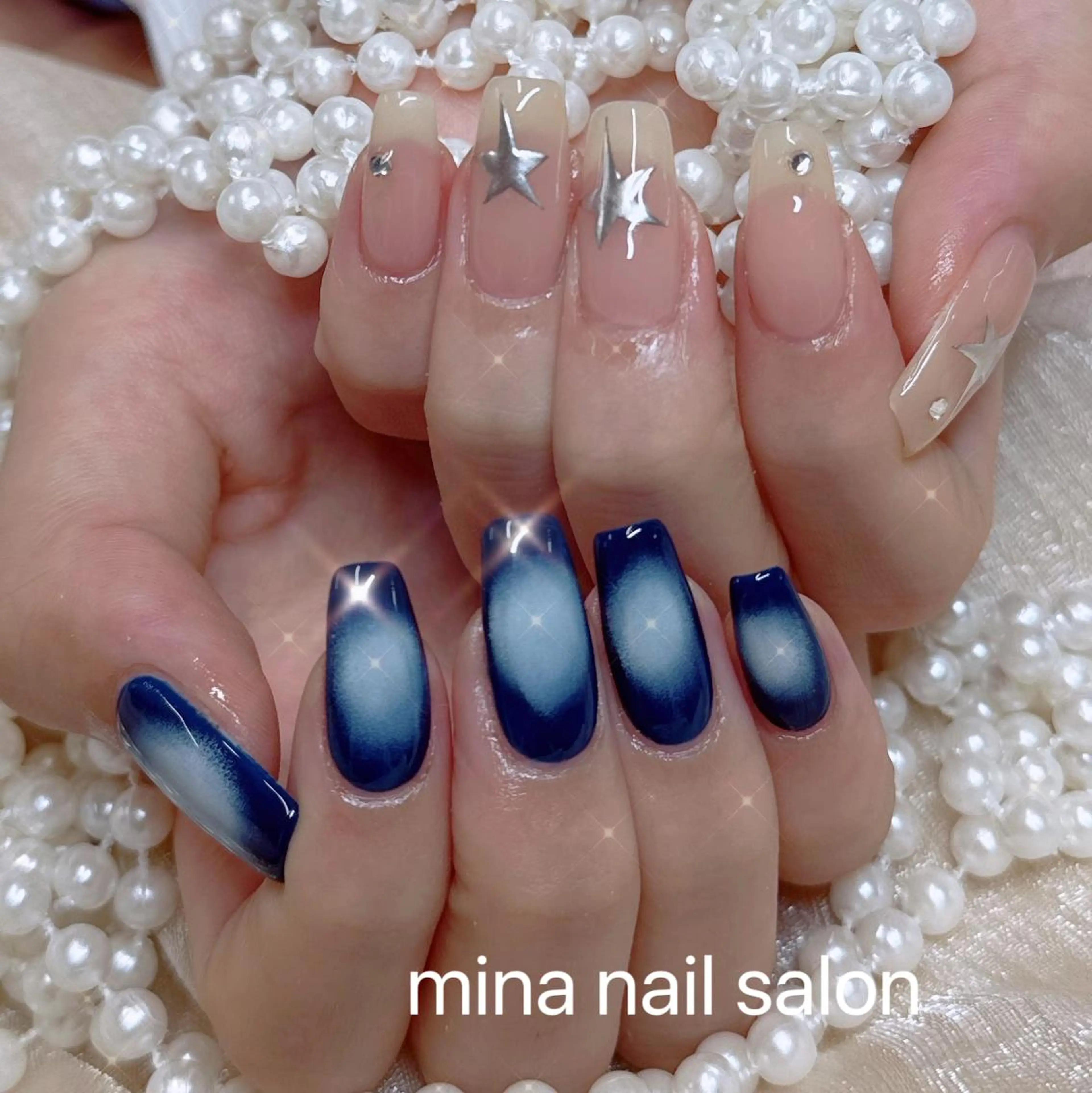 ネイル ハンドネイル 七海🎀 💗のネイルデザイン