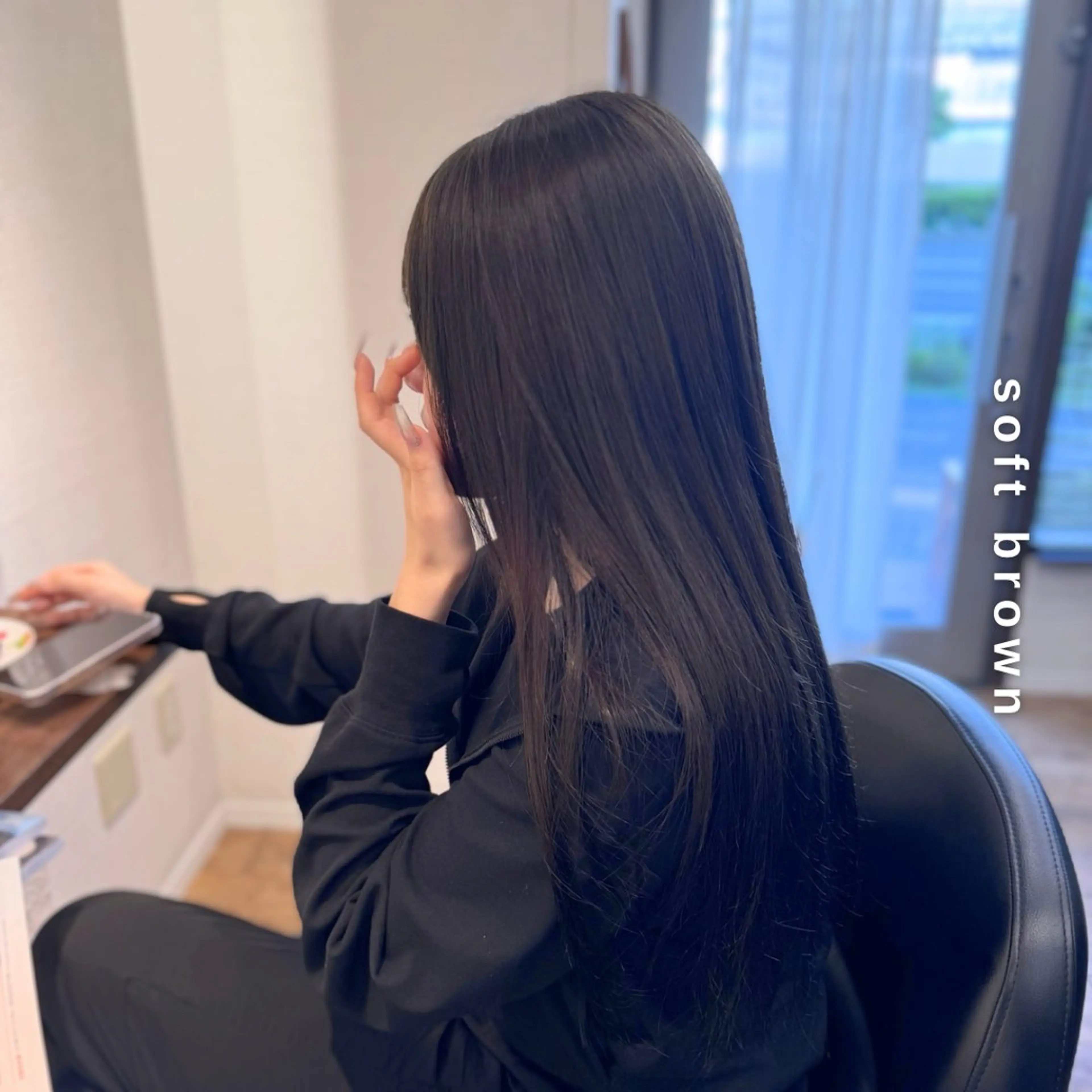 ロング カラー ブラウンカラー ヘアカラー トリートメント ヘアセット しんのすけ /モデルさん募集中のヘアスタイル