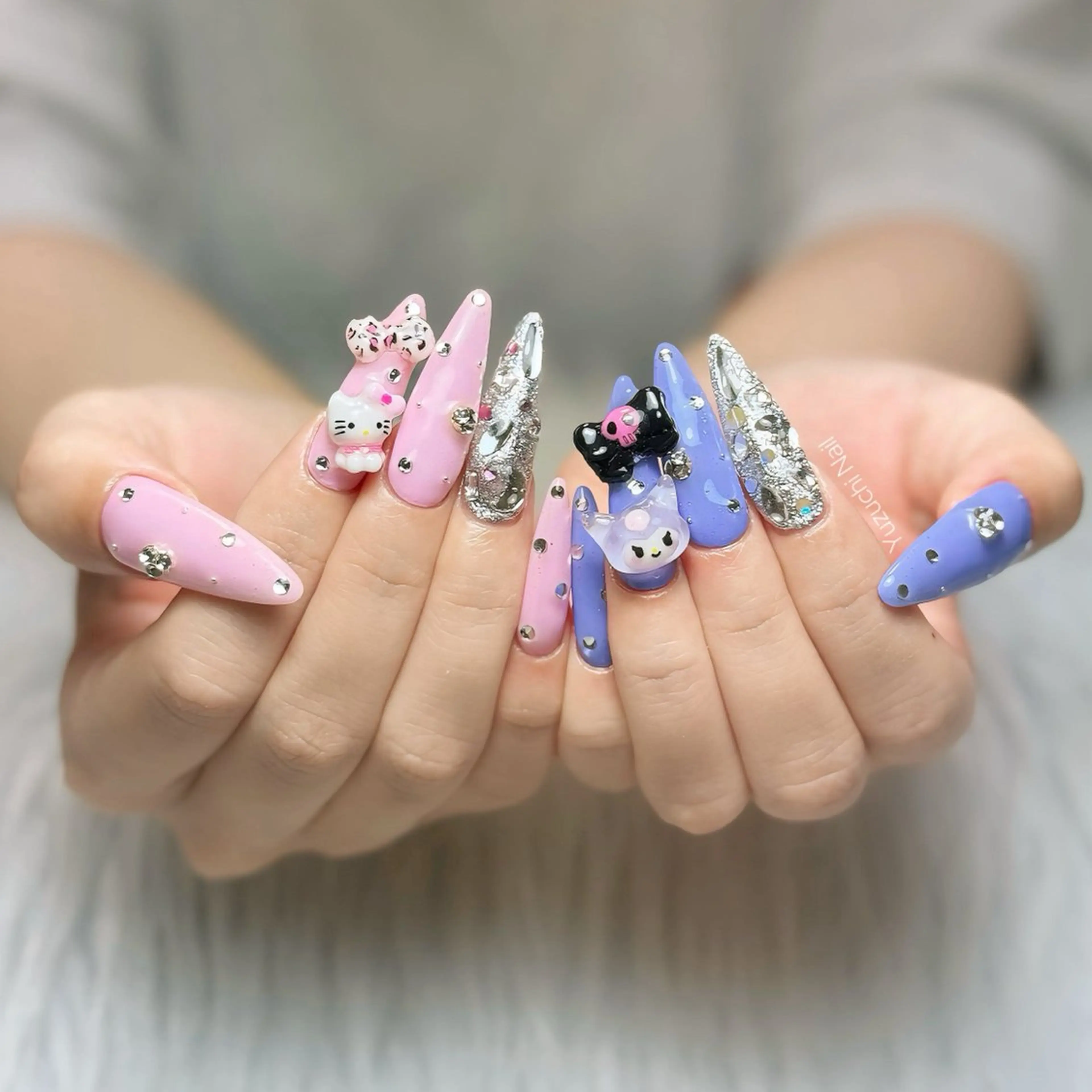 ネイル フットネイル 夏ネイル ワンホンネイル ハンドネイル ハンドケア Yuzuchi Nailのネイルデザイン