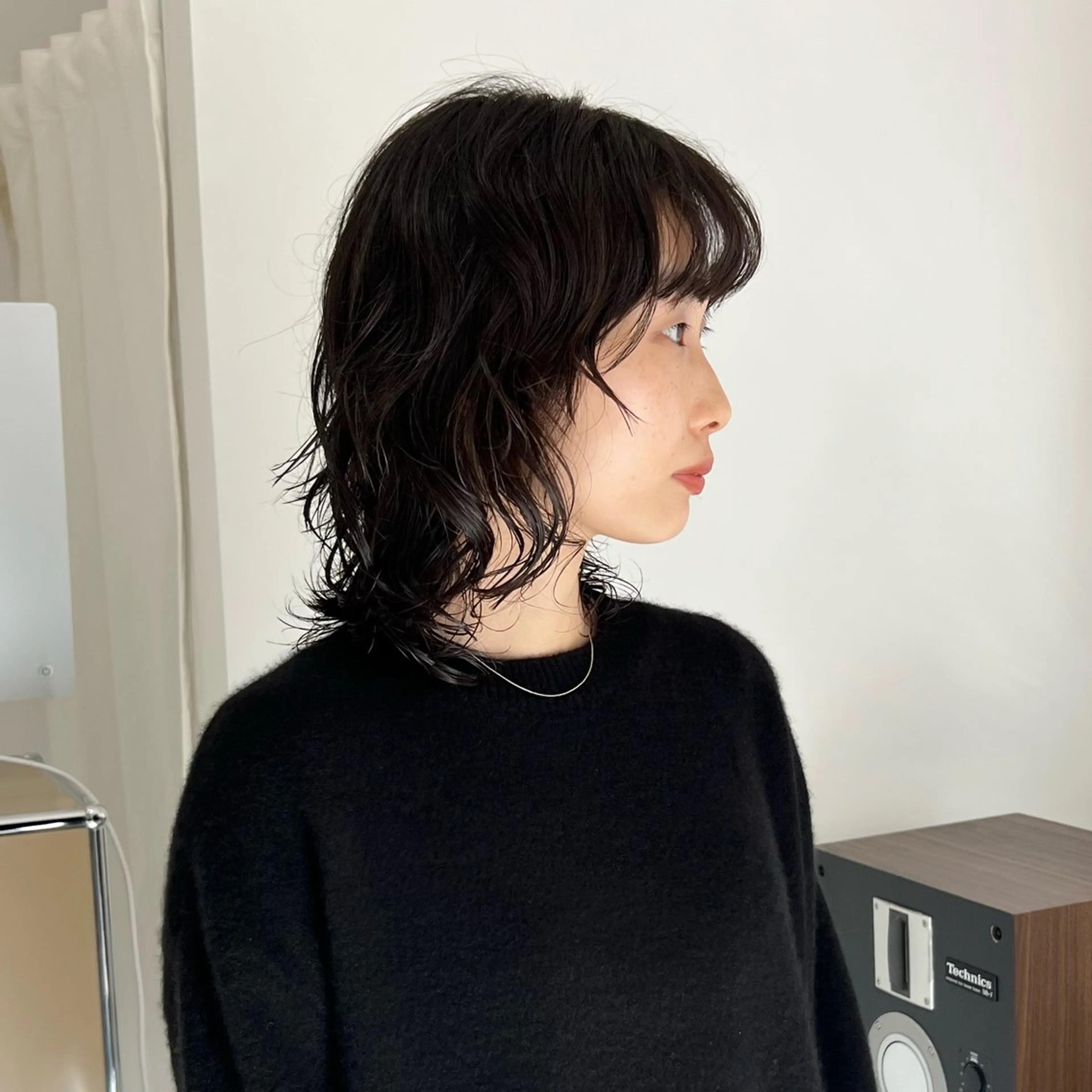 ミディアム パーマ ミディアムパーマ レイヤーカット ウルフカット ウルフレイヤー ストレートパーマ カット パーマ 蔵前 デザインカット KOBAYASHIのその他イメージ