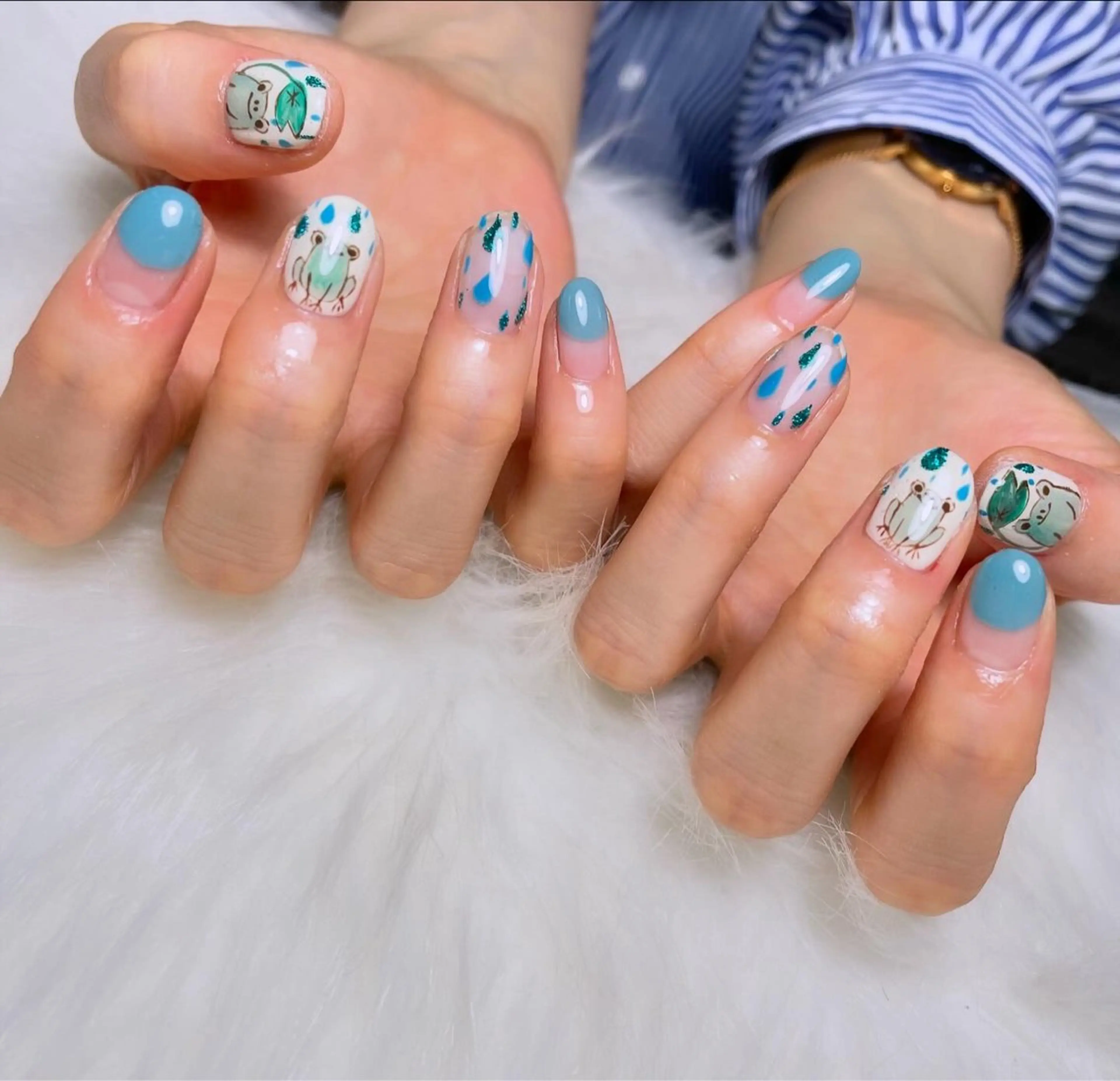 ネイル アートネイル ジェルネイル パラジェル ハンドネイル nail salon fee(フィー)のネイルデザイン