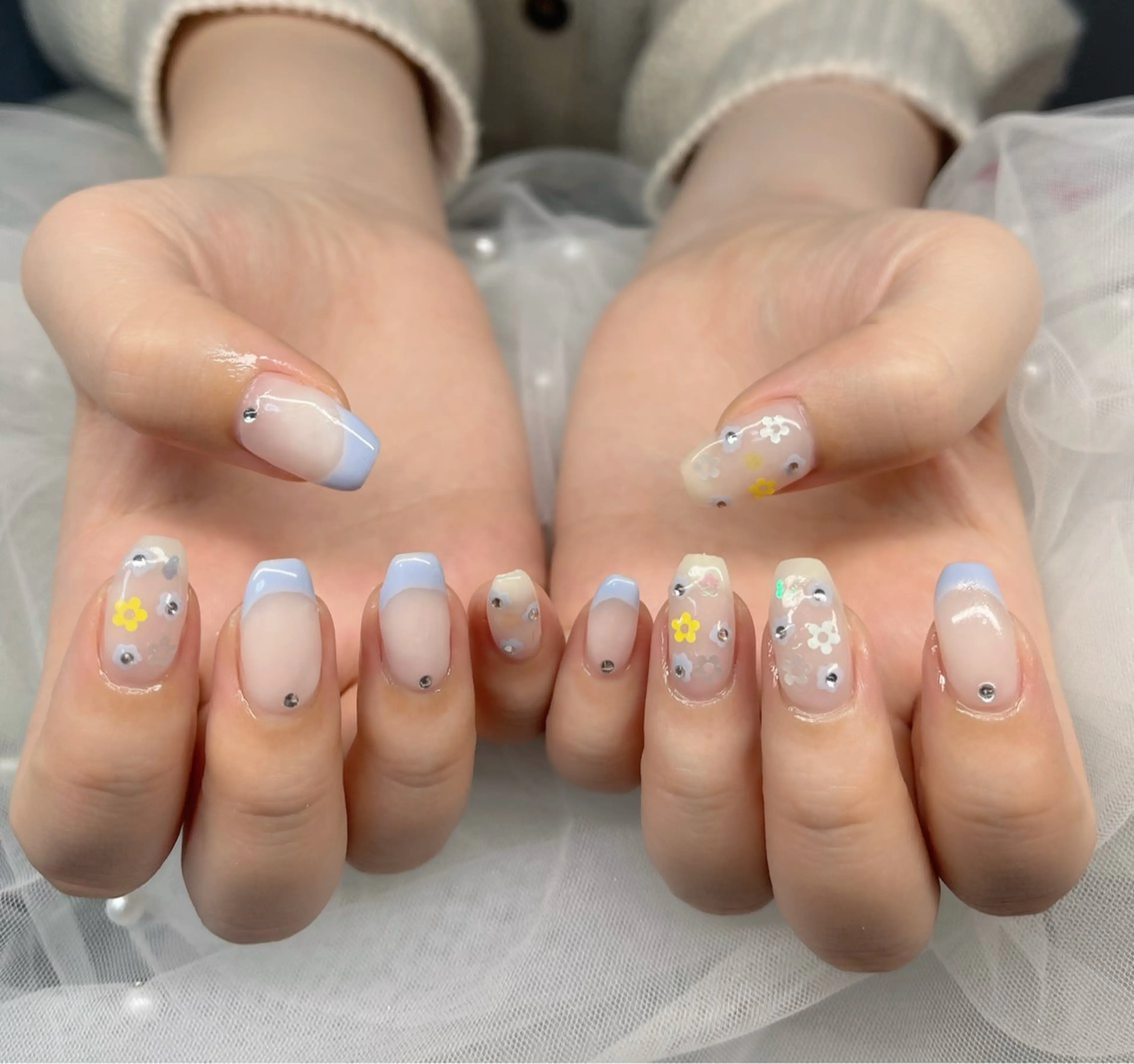 ネイル ハイネイル 自宅サロンのネイルデザイン