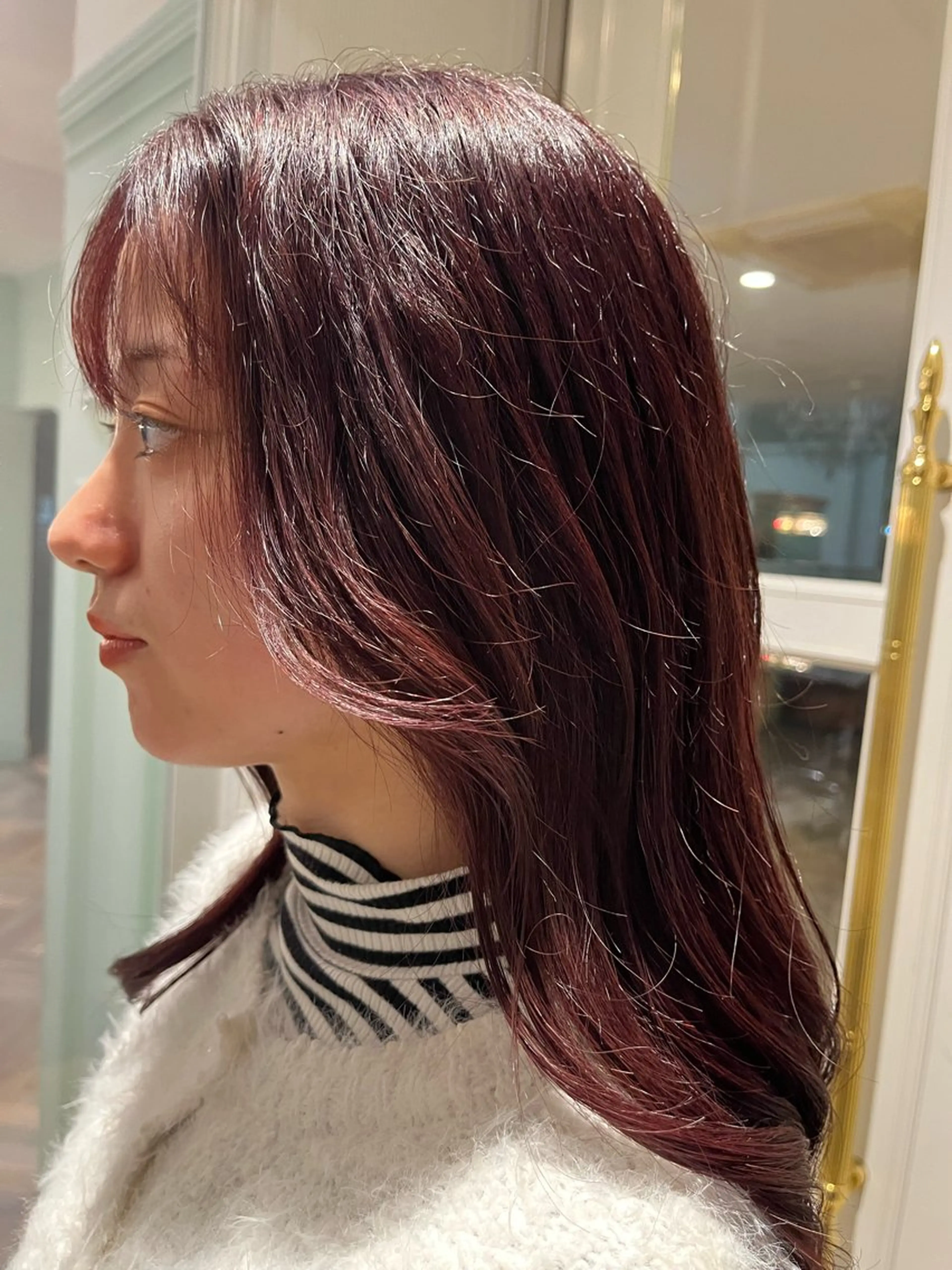 ロング カラー 谷口 鈴音のヘアスタイル