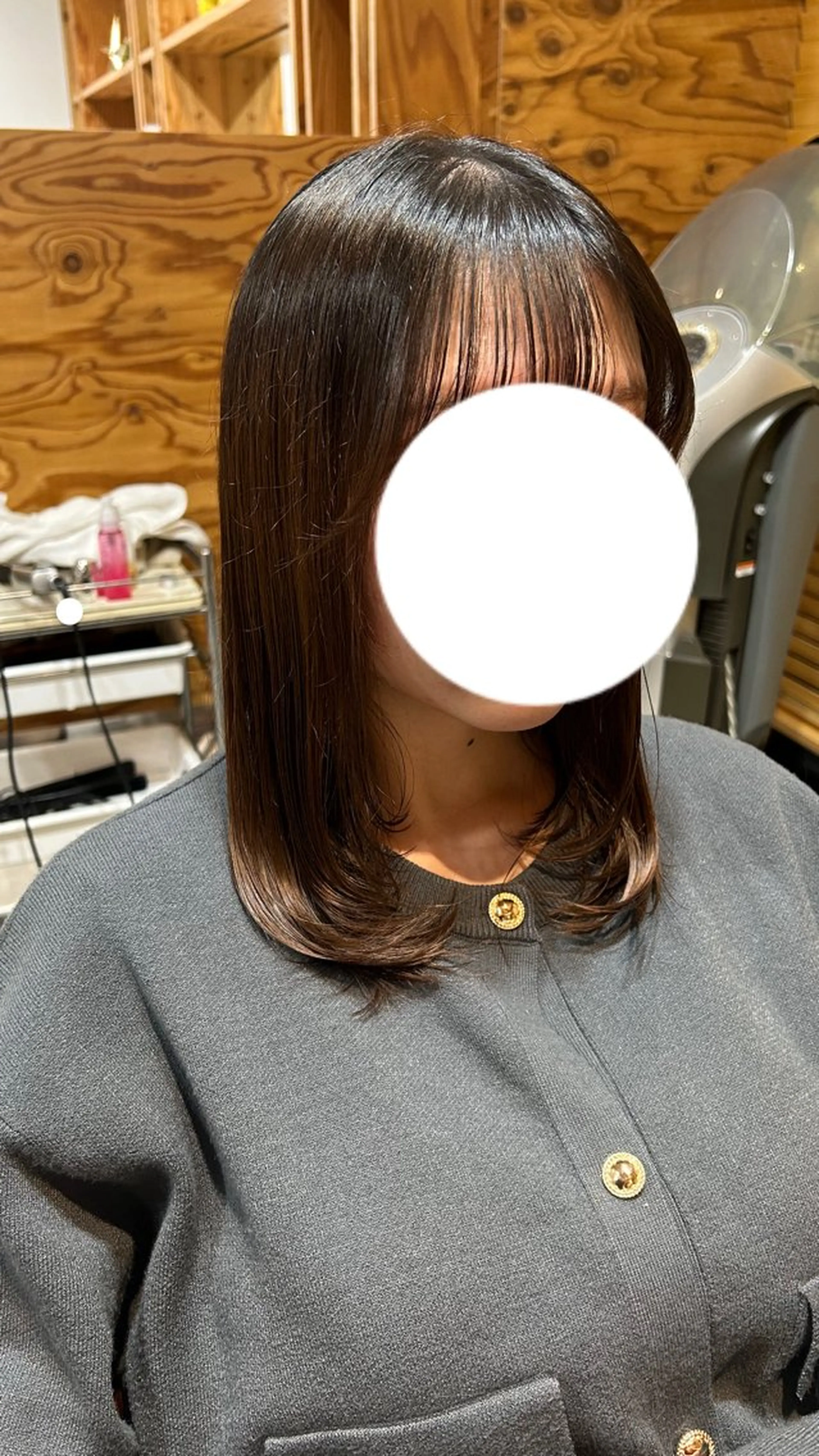 ミディアム レイヤーカット adorable 樋口円のヘアスタイル