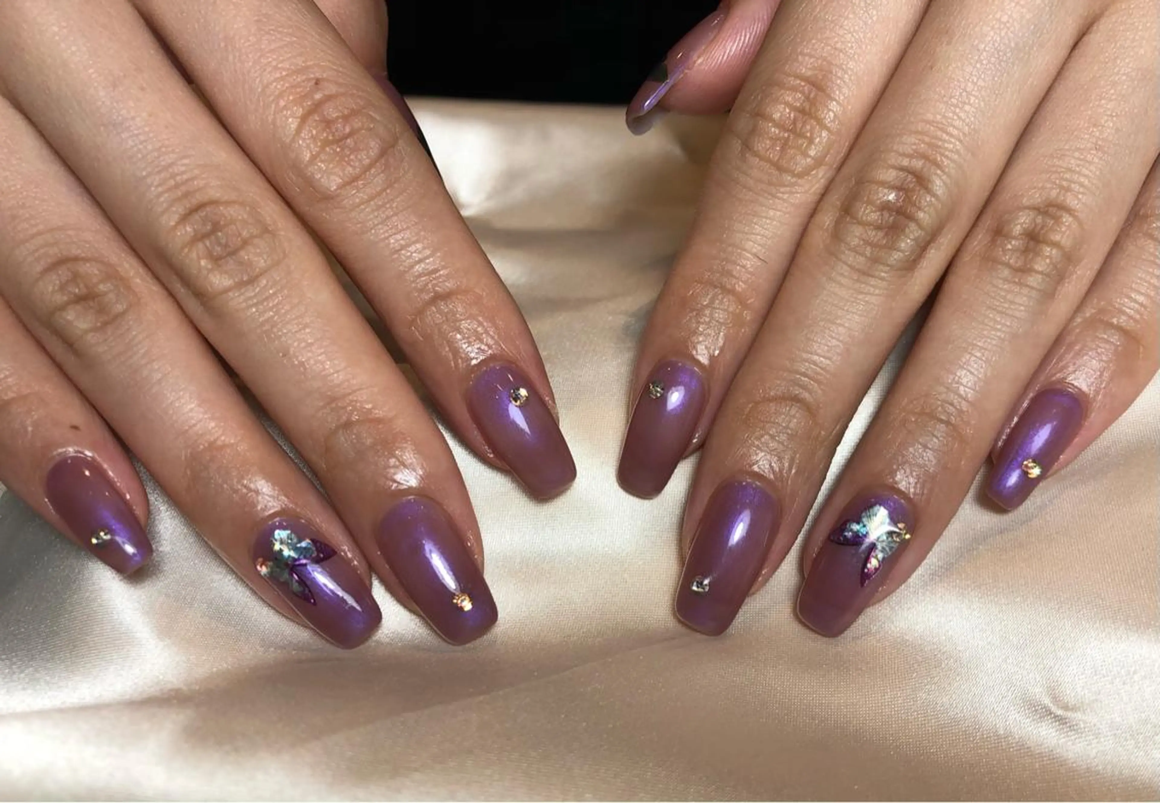 ネイル パラあり！フィルイン 美フォルムのネイルデザイン