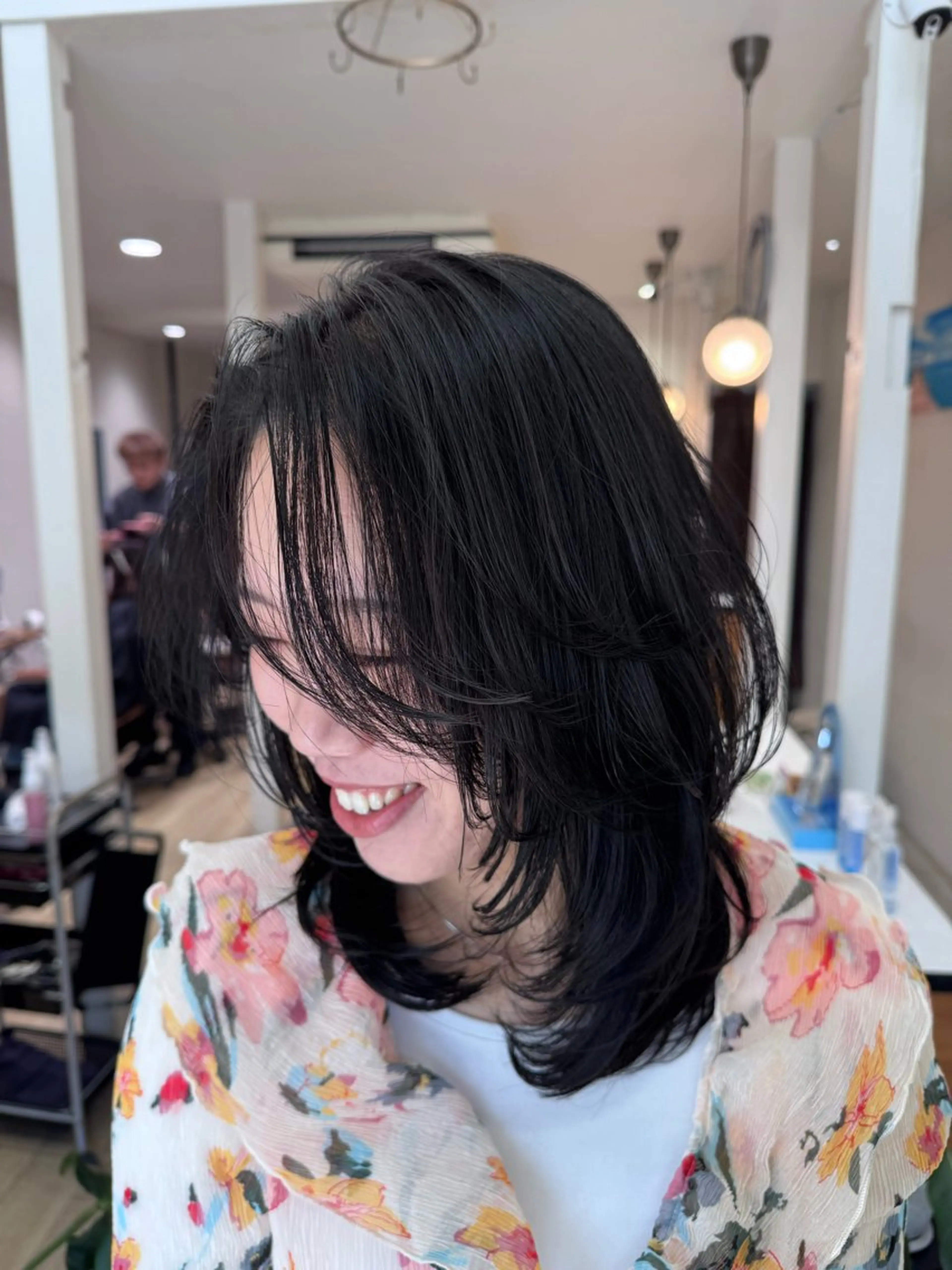 【2回目以降ミニモ限定✨✨】小顔カット+艶ワンカラーの写真