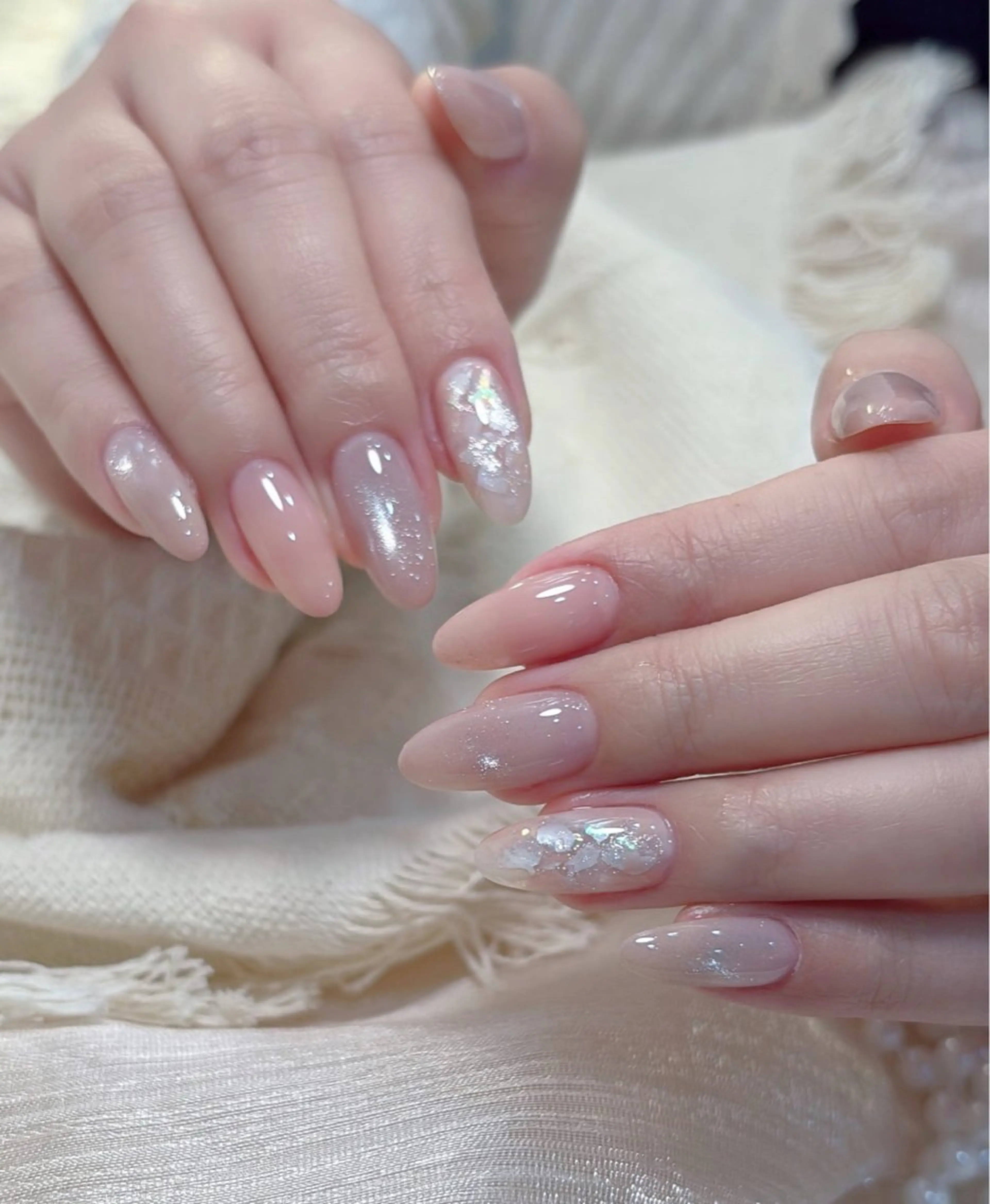 ネイル ハンドネイル MoonNail ユリ🌸のネイルデザイン