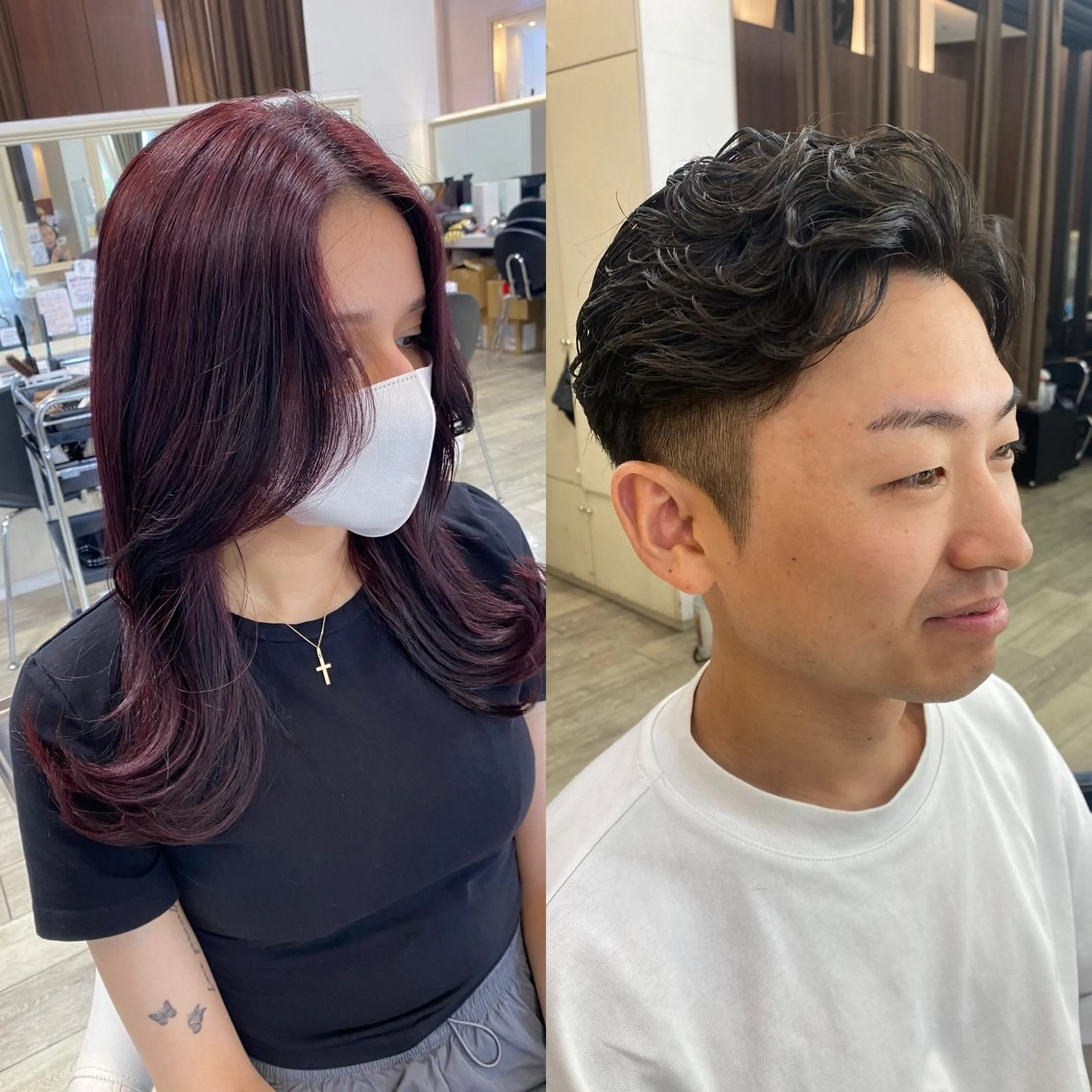 カラー パーマ 市川 博紀 店長のヘアスタイル