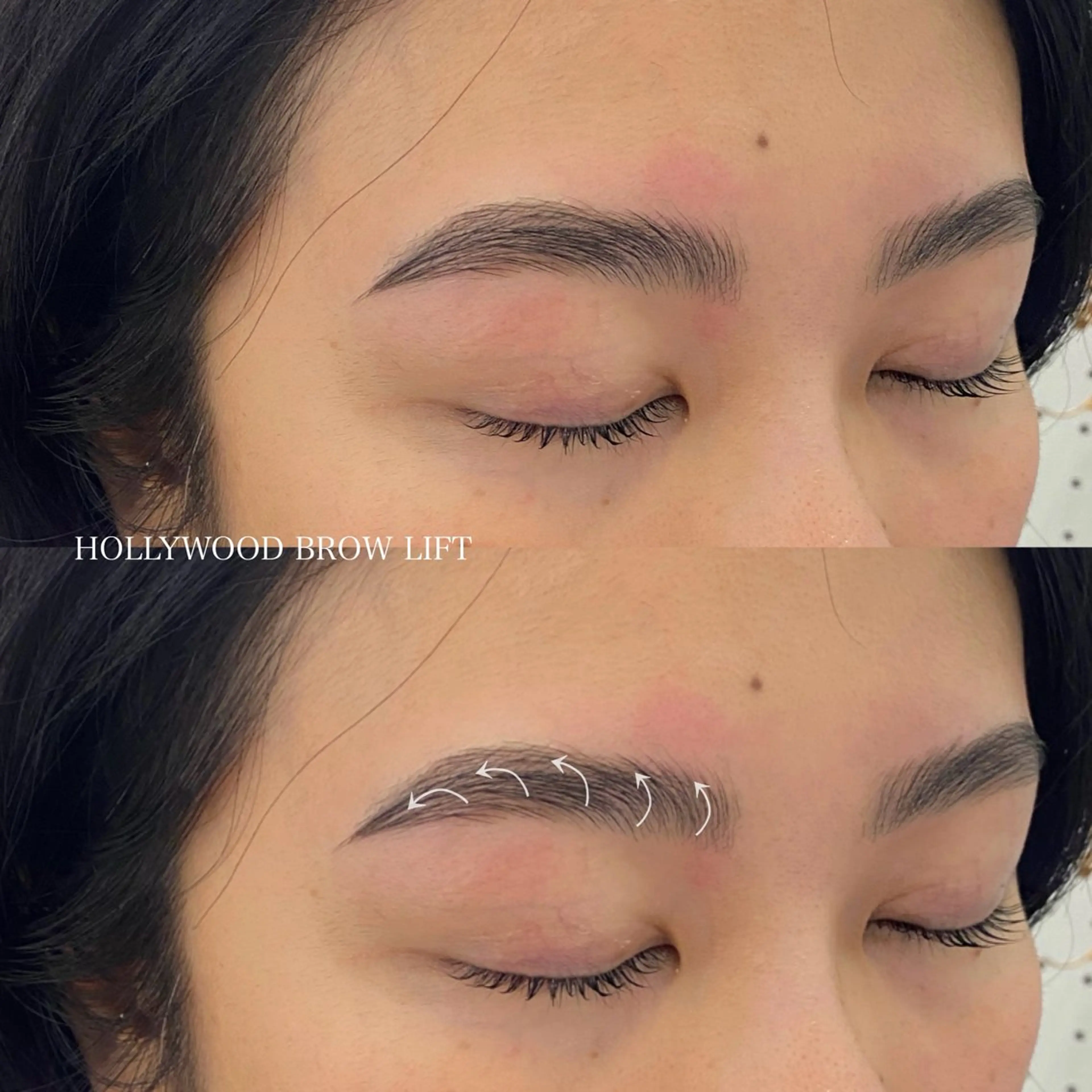 アイブロウ ハリウッドブロウリフト yuka /eyelistのマツエク・マツパデザイン