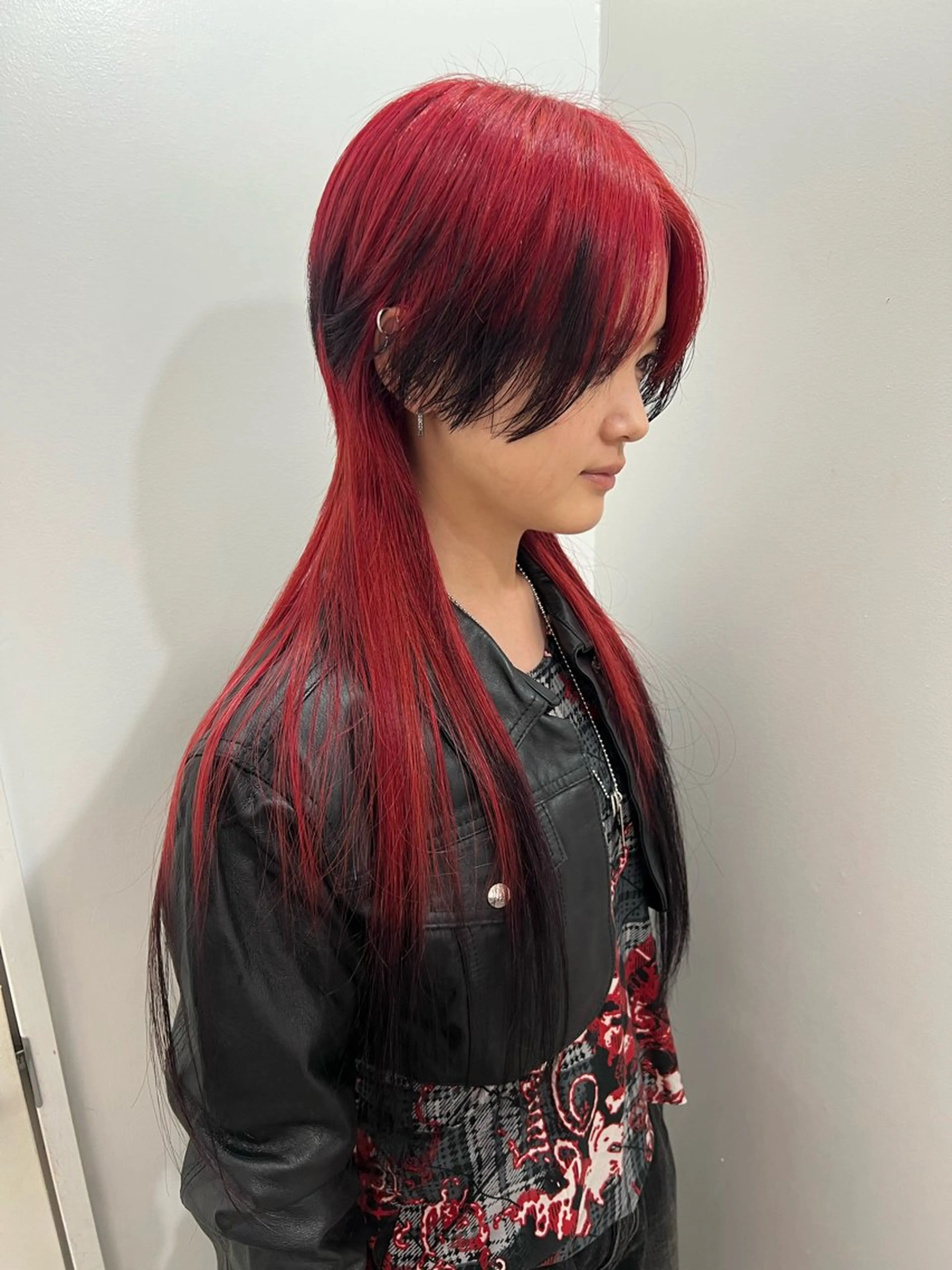 ロング ヘアカラー トリートメント 💥ウルフカット デザインあんな💥のヘアスタイル