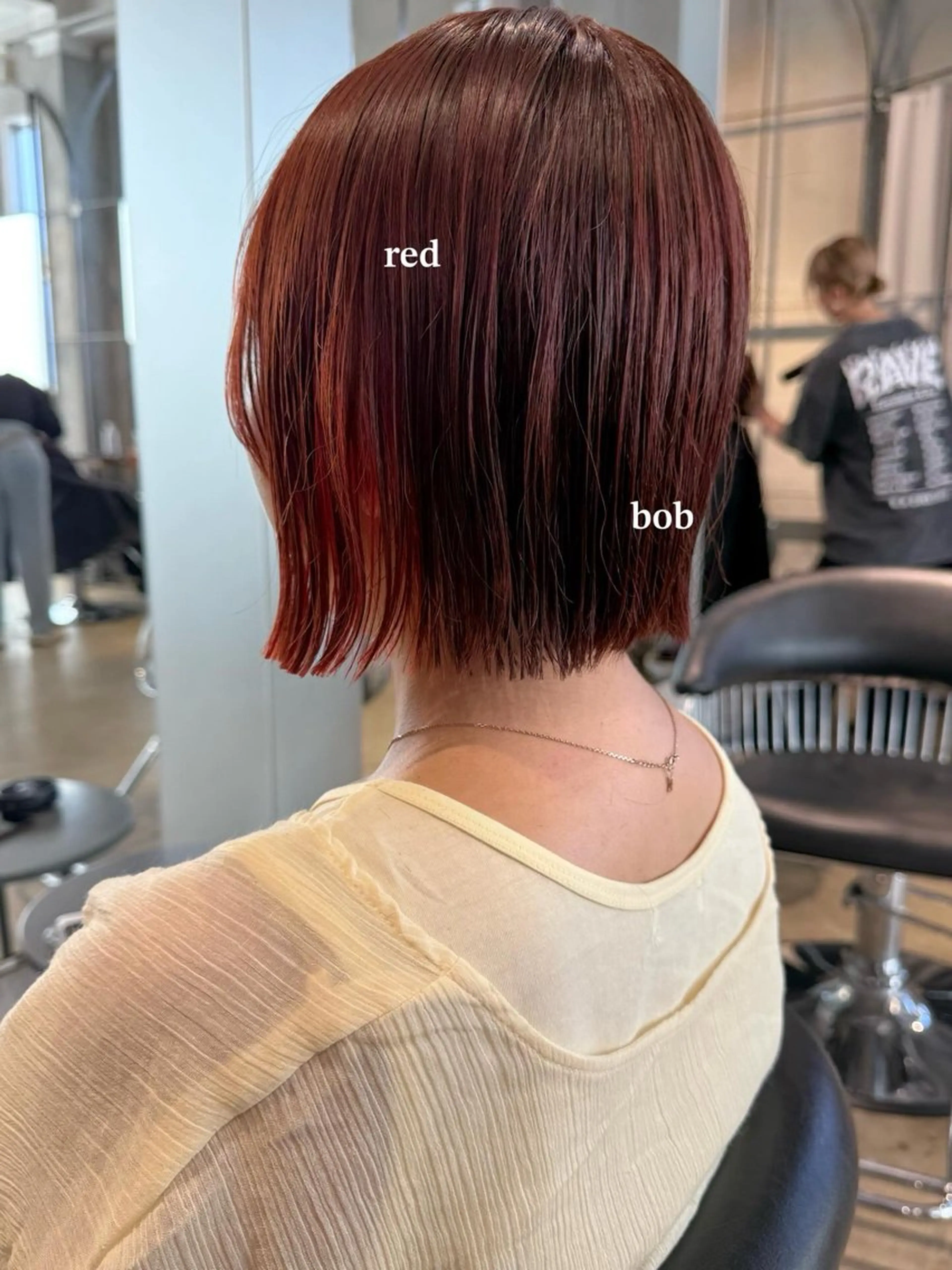 ミディアム ボブ 須藤　優真 切りっぱなしボブのヘアスタイル