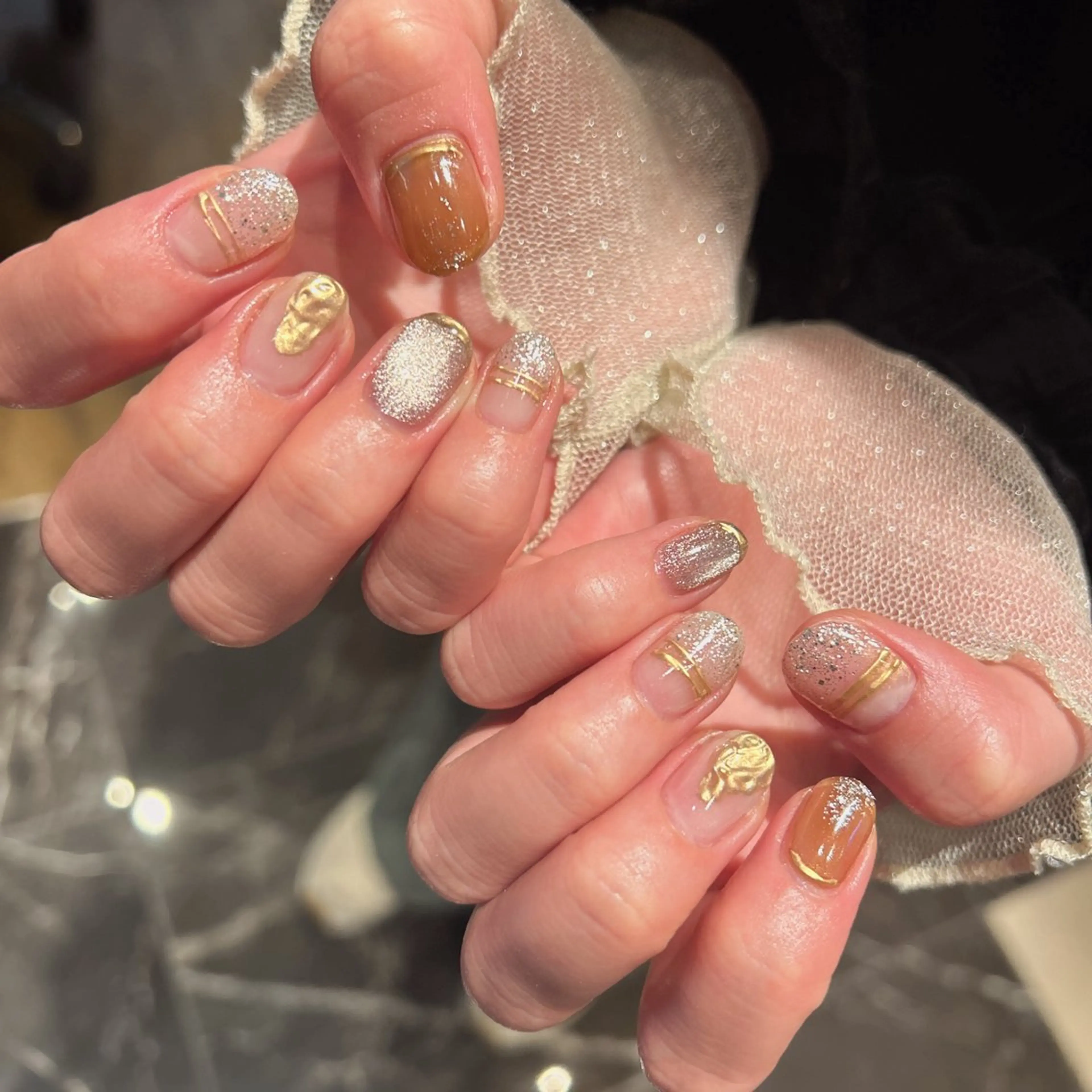 ネイル ニュアンスネイル EmaNail Risaのネイルデザイン