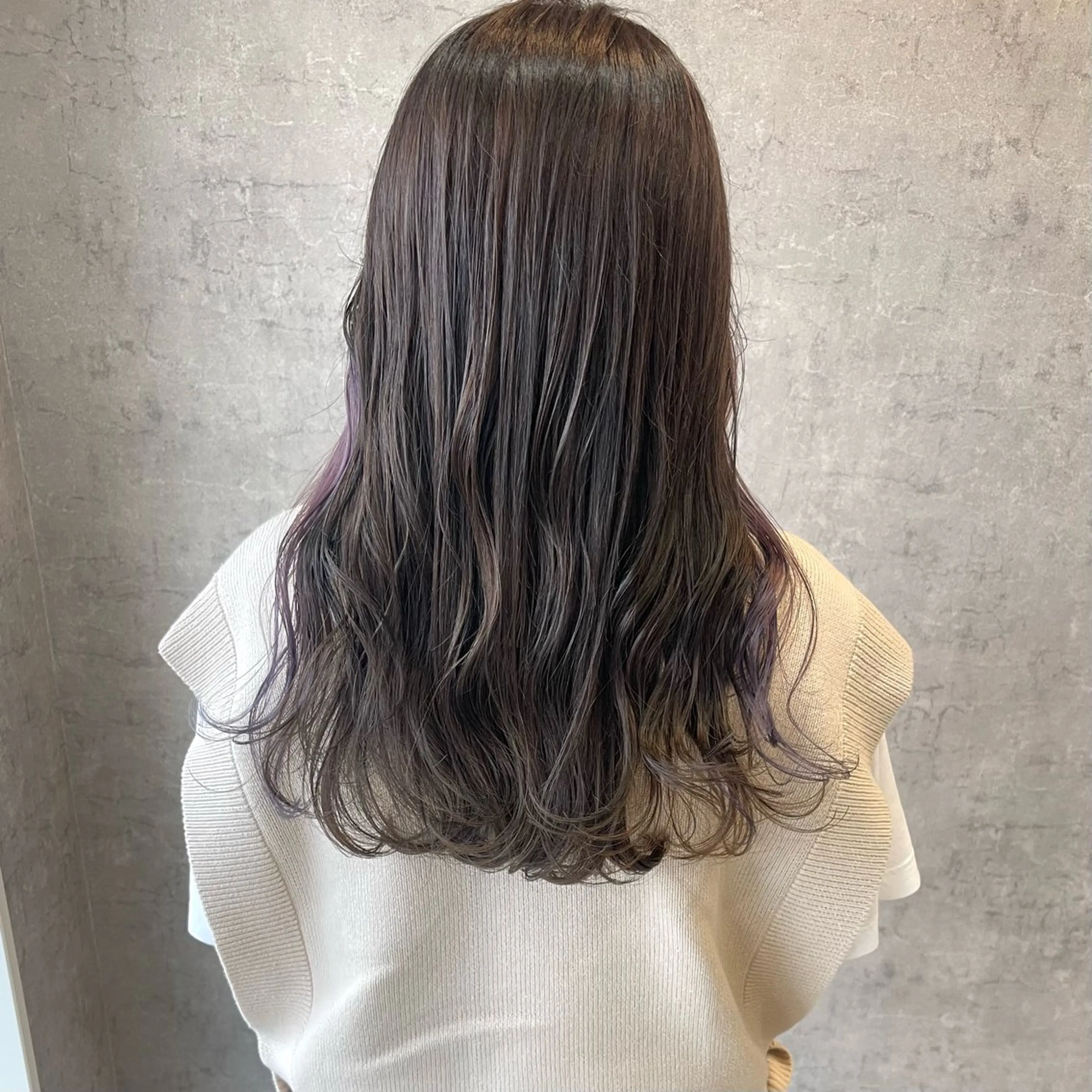 セミロング カラー ヘアアレンジ ヘアカラー 🌻あいり merci.🌻のヘアスタイル