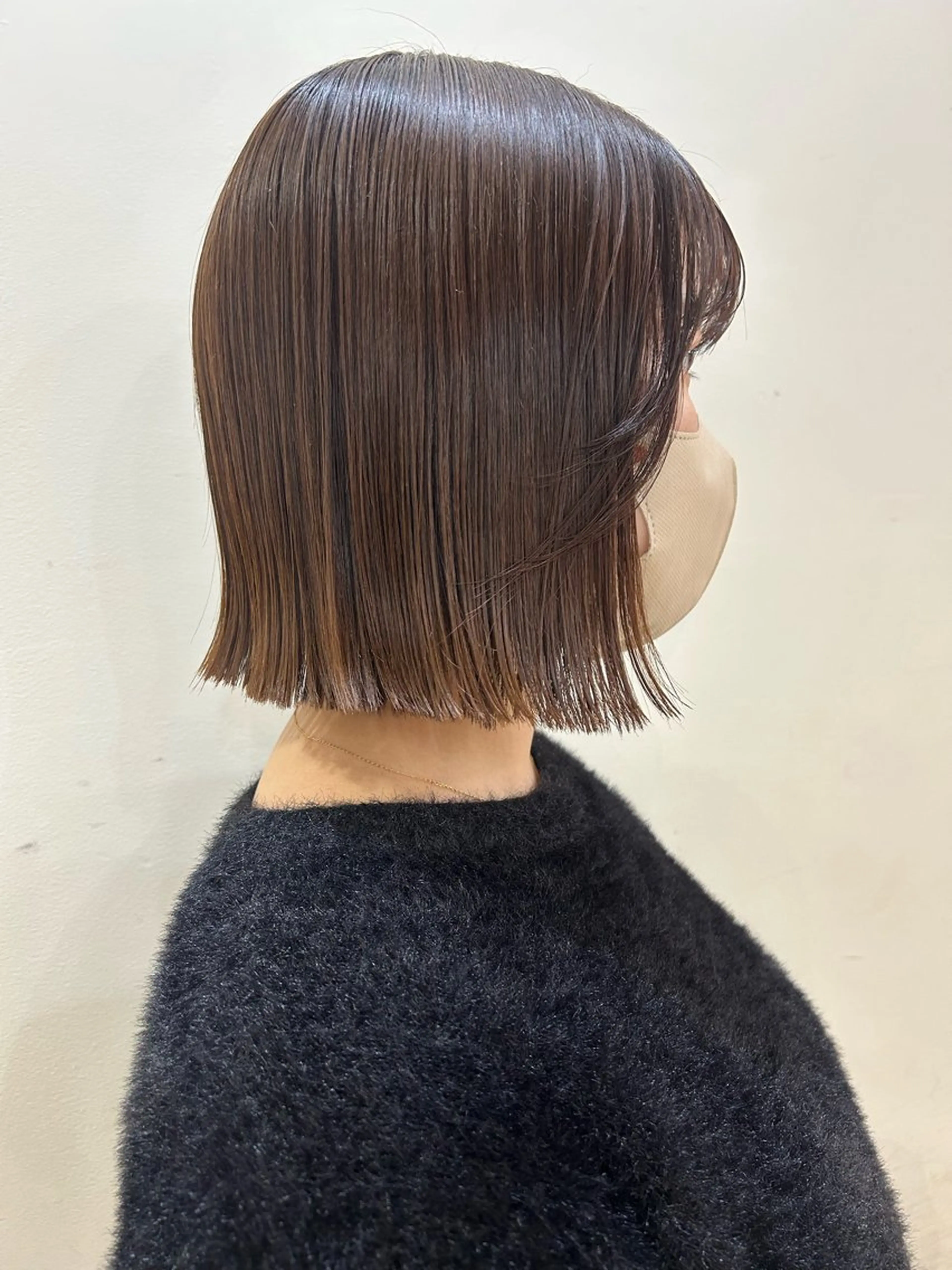 ショート 縮毛矯正 ベージュ/透明感/ レイヤー/あやか💕のヘアスタイル