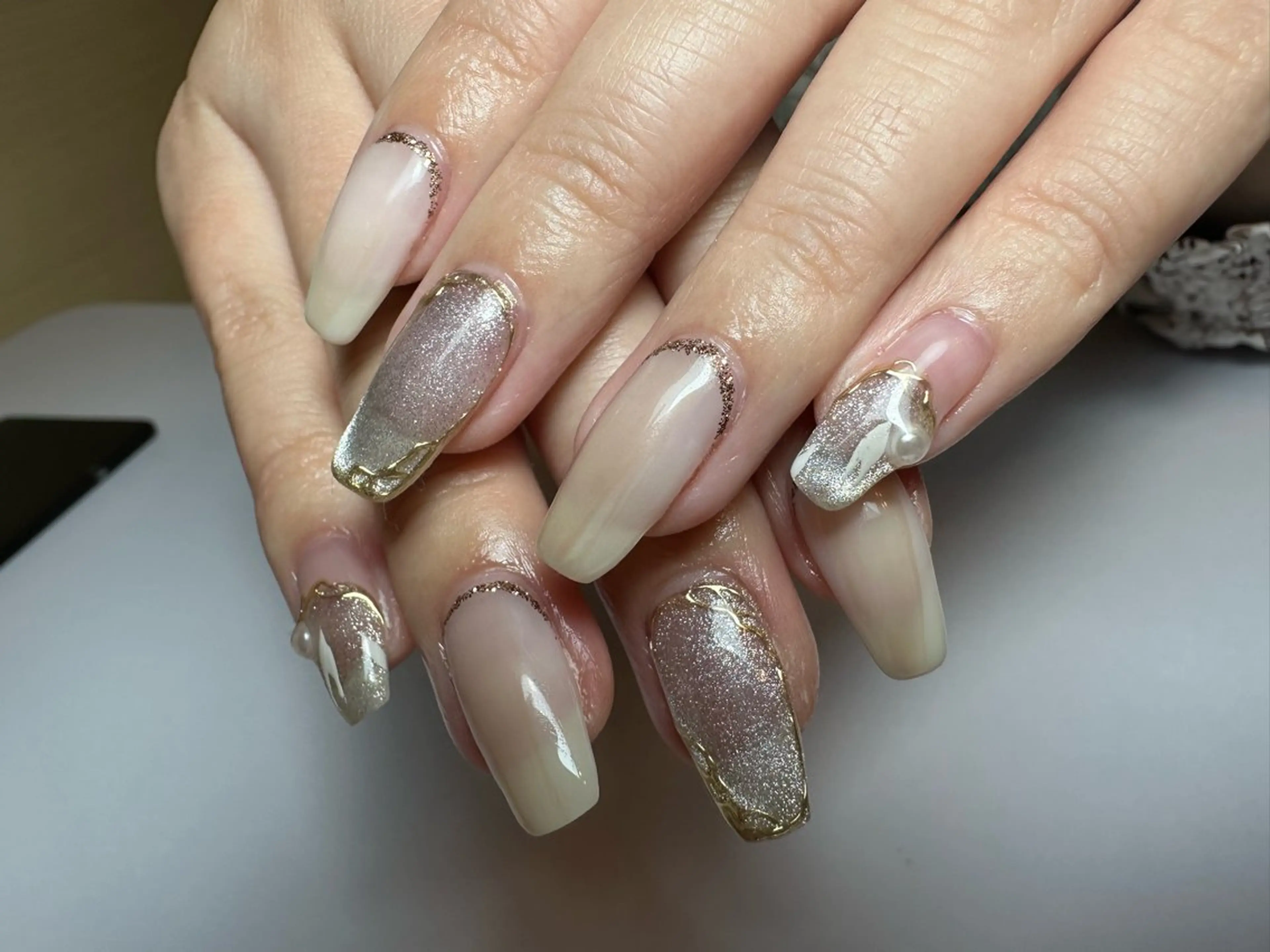 セミロング shandy nailのネイルデザイン
