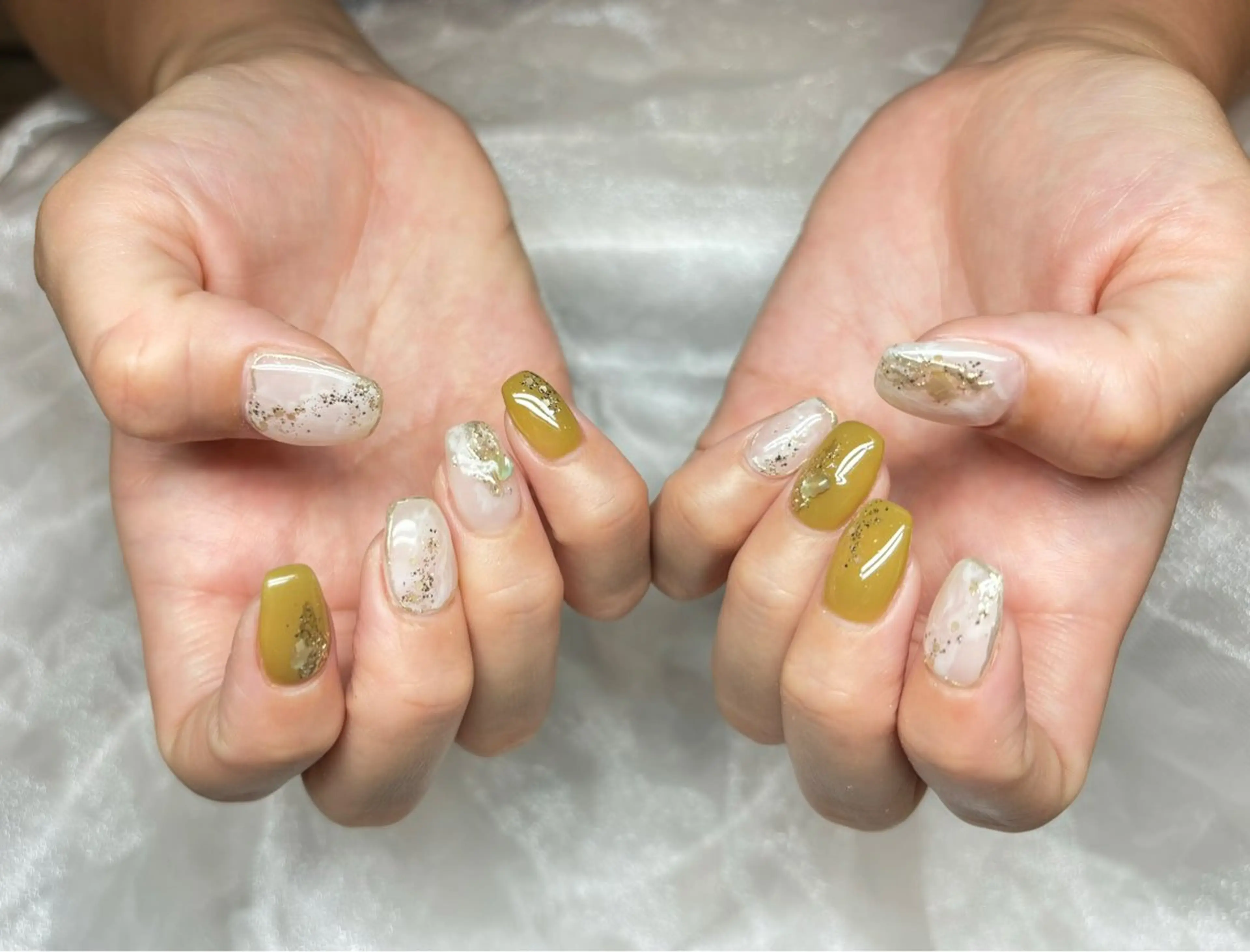 ネイル ニュアンスネイル ハンドネイル #arl 豊田店　小島あいののネイルデザイン