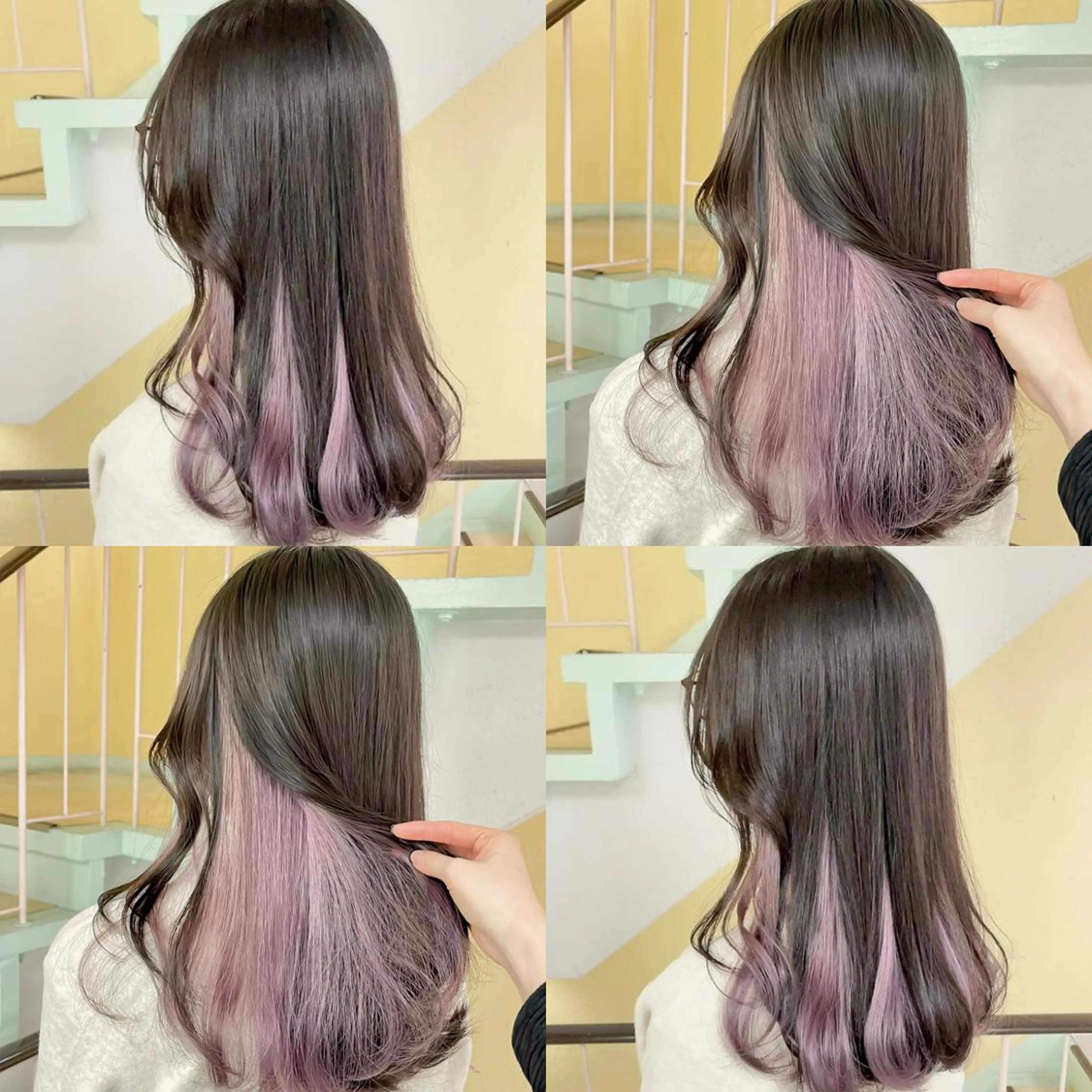 カラー ヘアカラー トリートメント 渋谷:インナーカラー ／🍒エリカ🍒のヘアスタイル