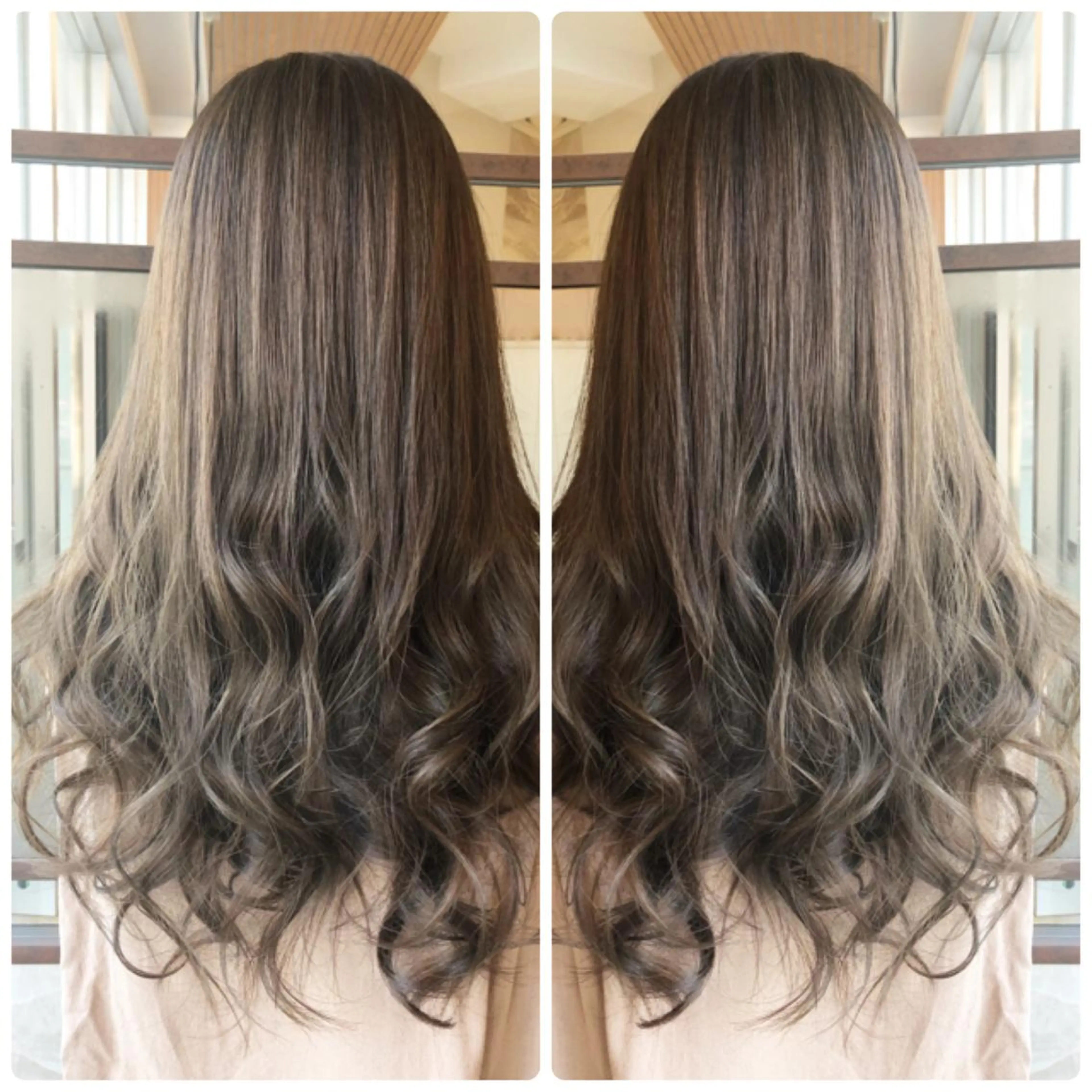 ｛‼️平日限定‼️透明感と艶感の相乗効果✨｝リタッチ透明感カラー&カット&グランドリンケージトリートメントの写真