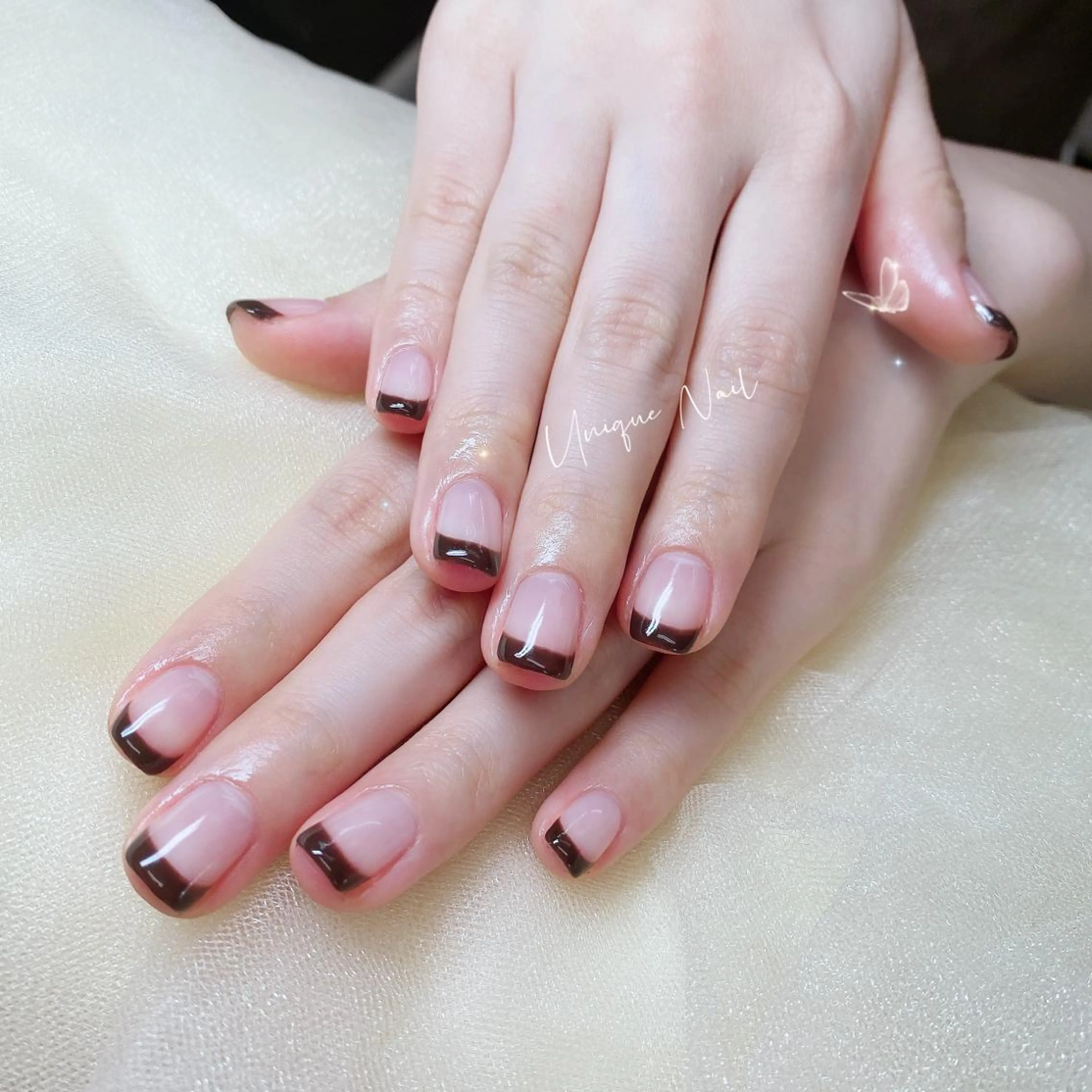 カラー ネイル UniqueNail 長さだし専門店のネイルデザイン