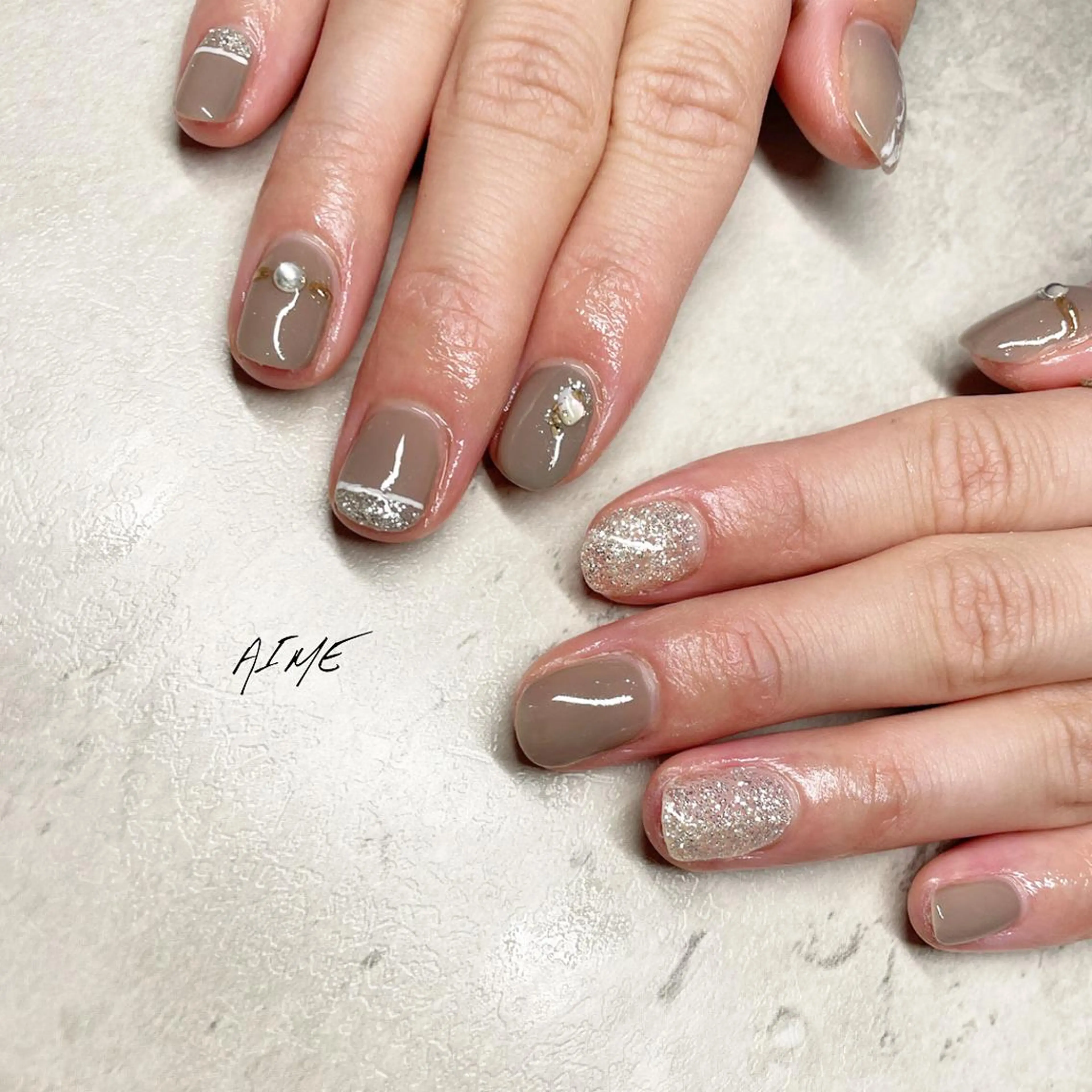 ネイル ハンドネイル AIME （momo）のネイルデザイン