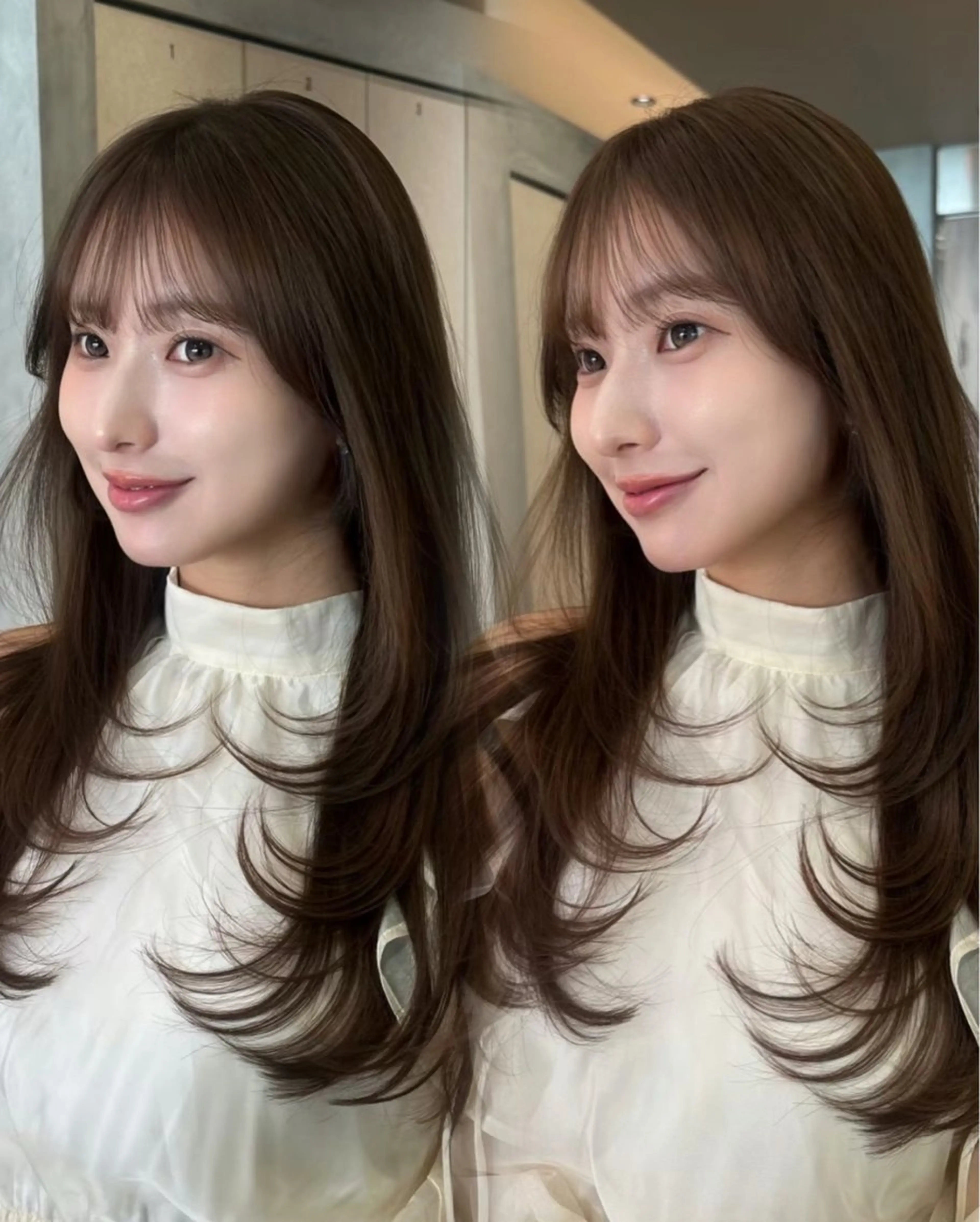 ロング カラー 渡部 倖賀のヘアスタイル